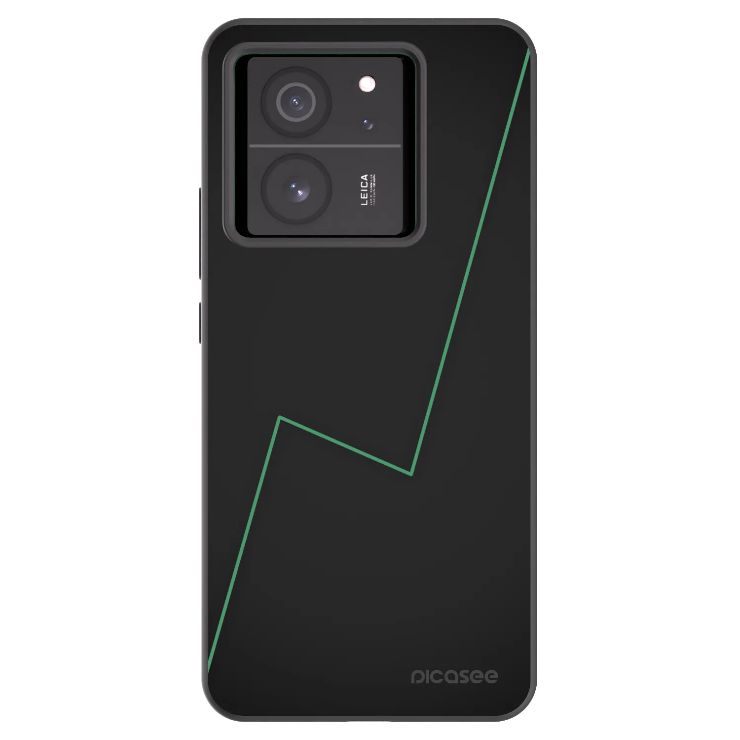 Picasee Μαύρη θήκη σιλικόνης για Xiaomi 13T Pro - Consistency