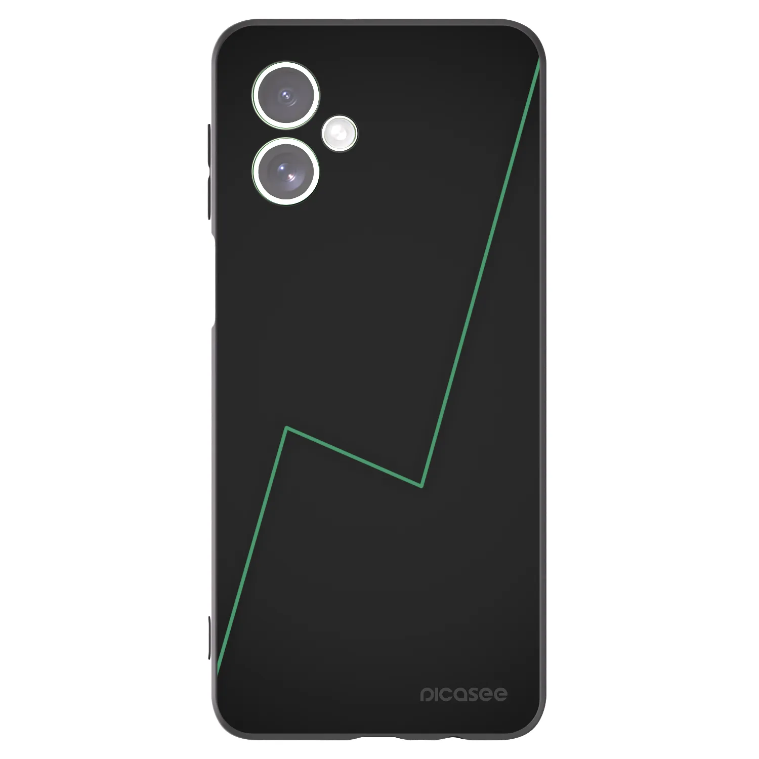 Picasee Μαύρη θήκη σιλικόνης για Motorola Moto G54 5G - Consistency