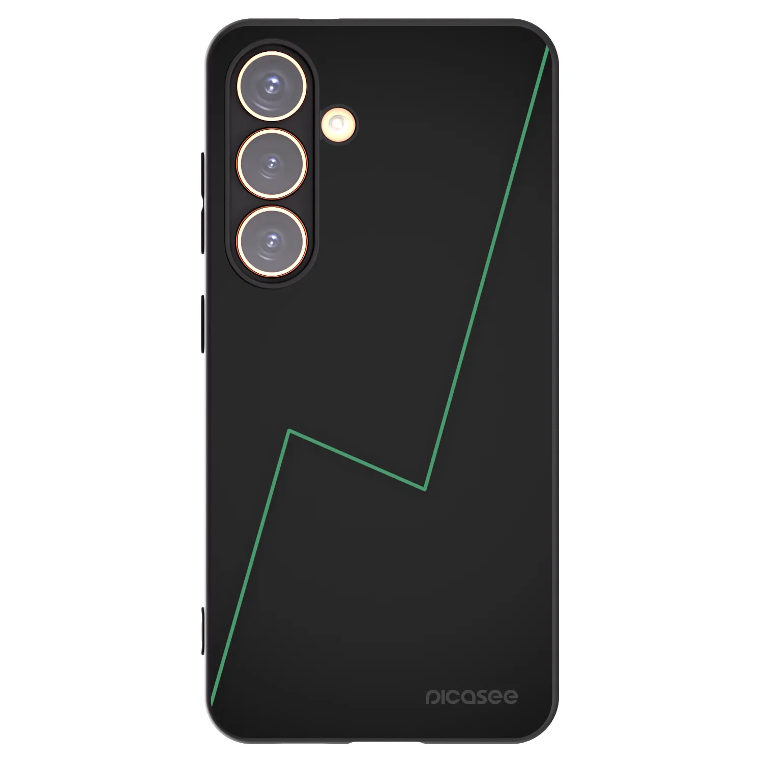 Picasee Μαύρη θήκη σιλικόνης για Samsung Galaxy S24 S921B 5G - Consistency