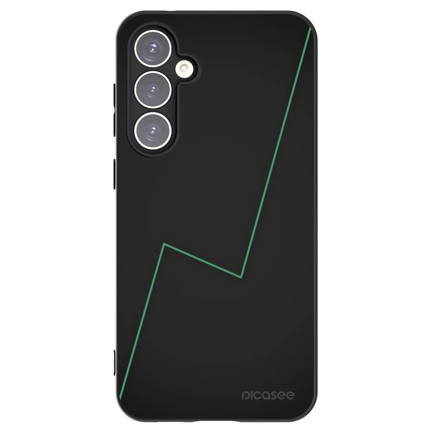 Picasee Μαύρη θήκη σιλικόνης για Samsung Galaxy S23 FE S711B - Consistency