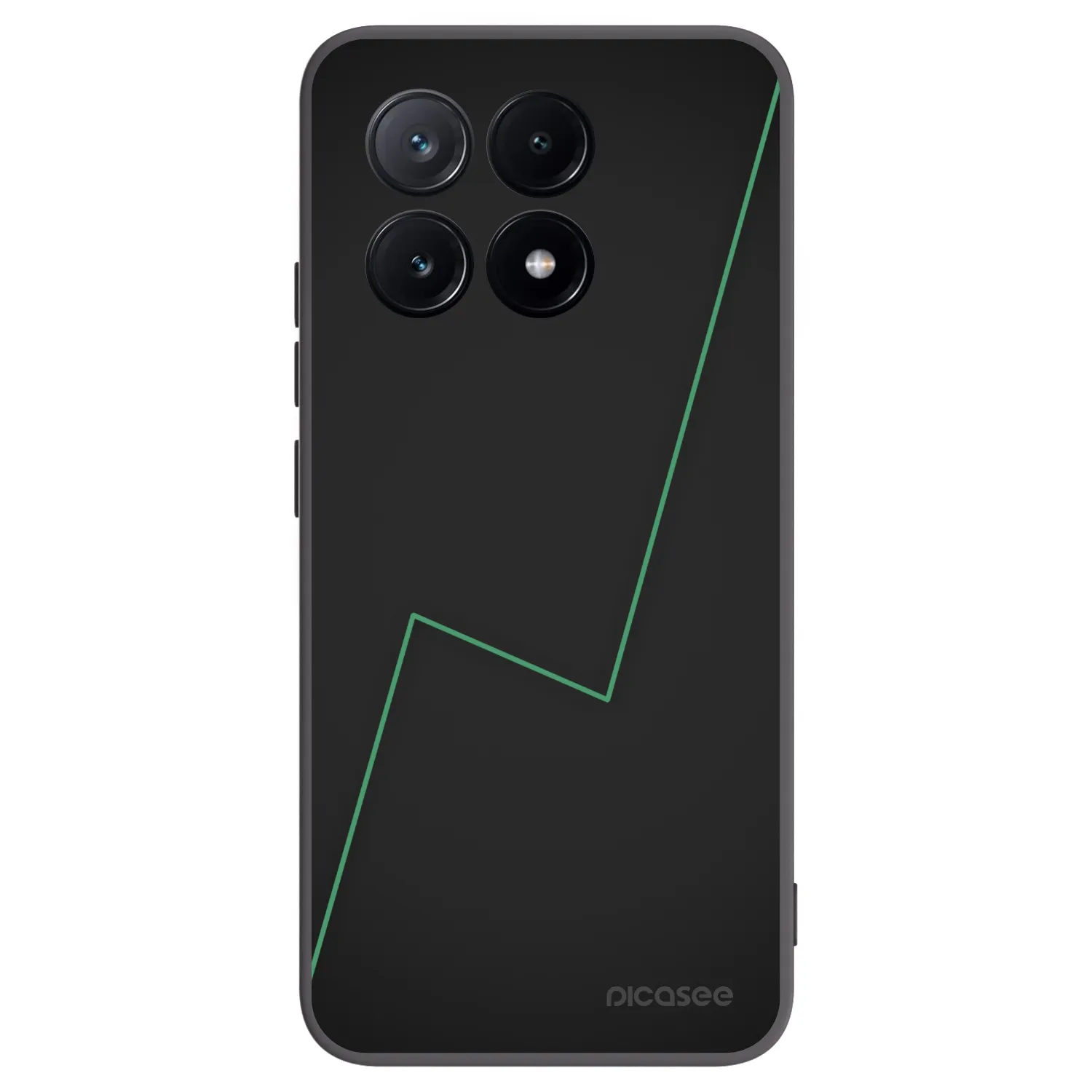 Picasee Μαύρη θήκη σιλικόνης για Xiaomi Poco X6 Pro - Consistency