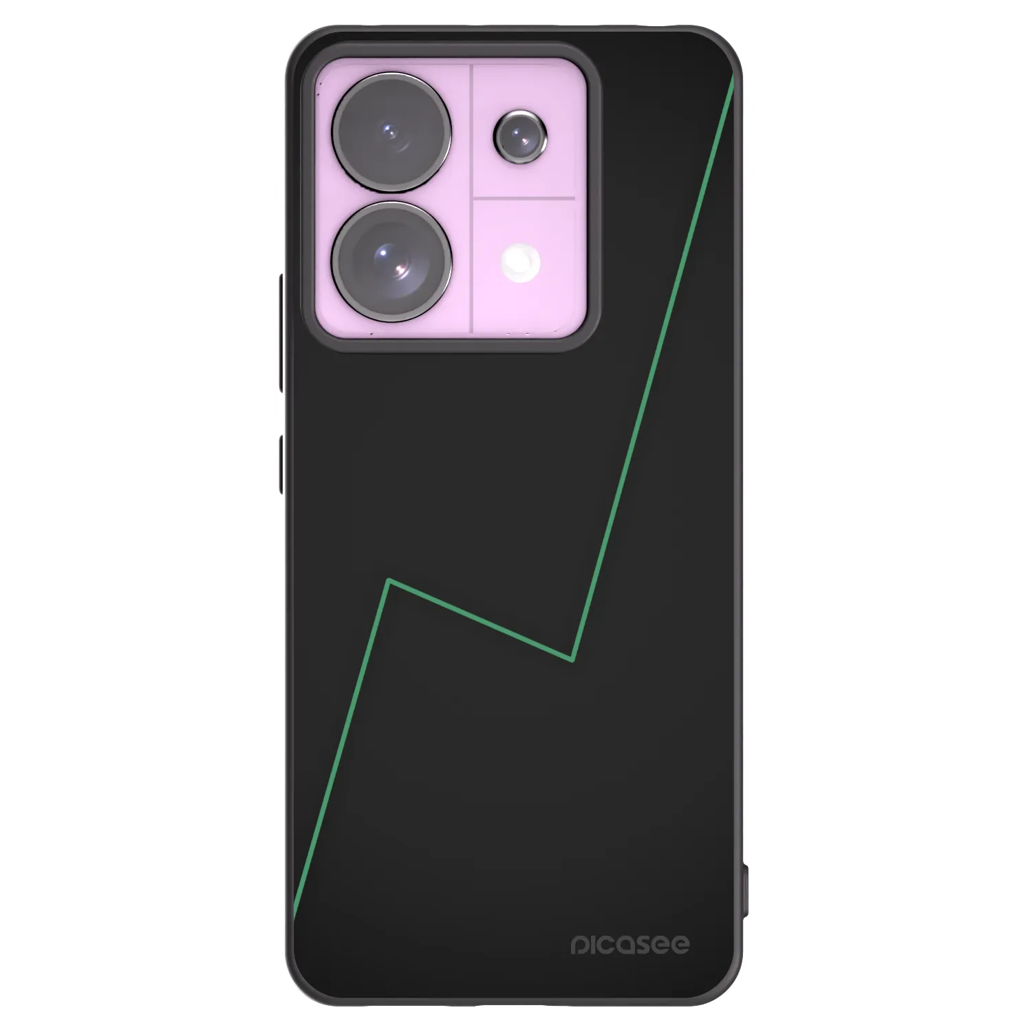 Picasee Μαύρη θήκη σιλικόνης για Xiaomi Redmi Note 13 Pro 5G - Consistency