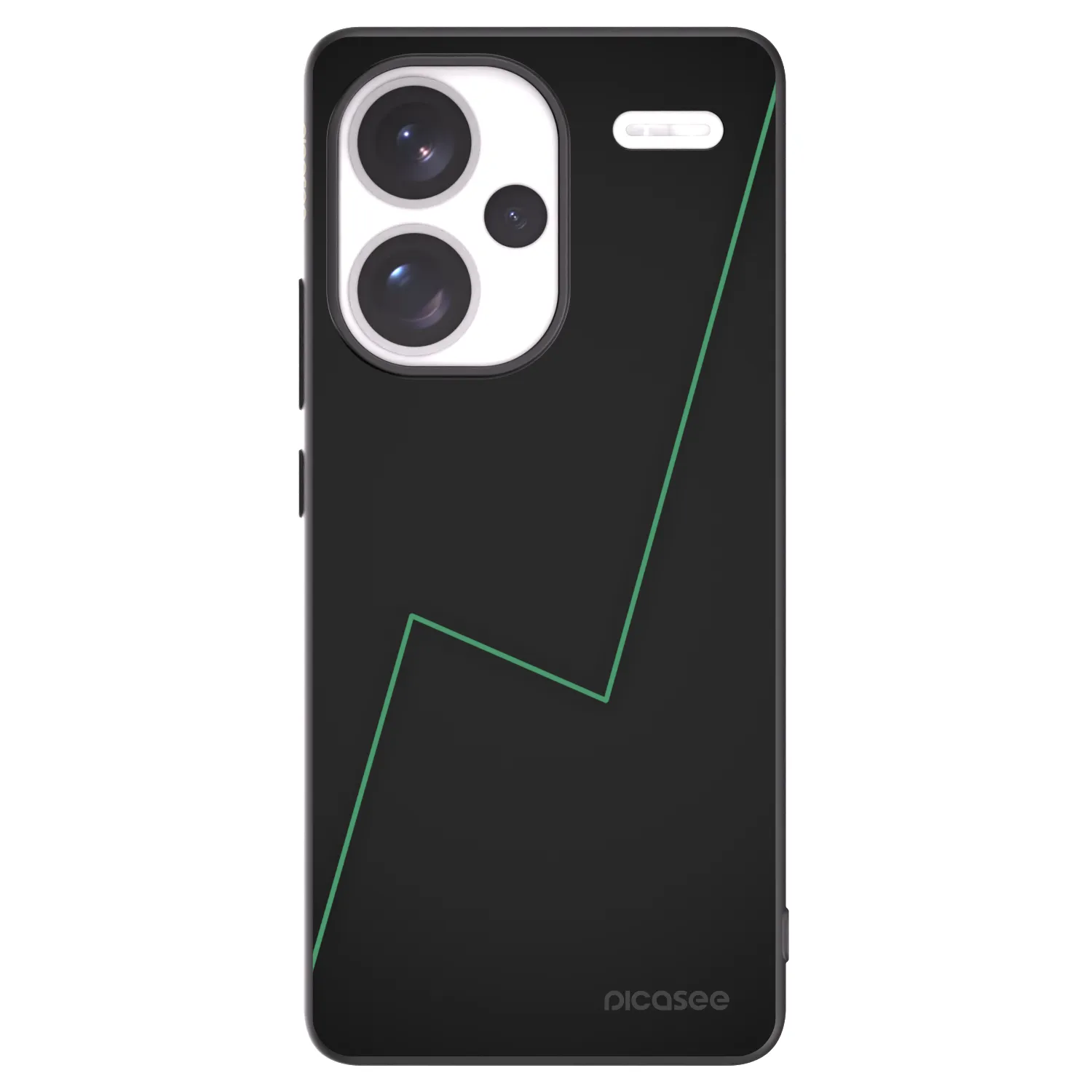 Picasee Μαύρη θήκη σιλικόνης για Xiaomi Redmi Note 13 Pro+ 5G - Consistency