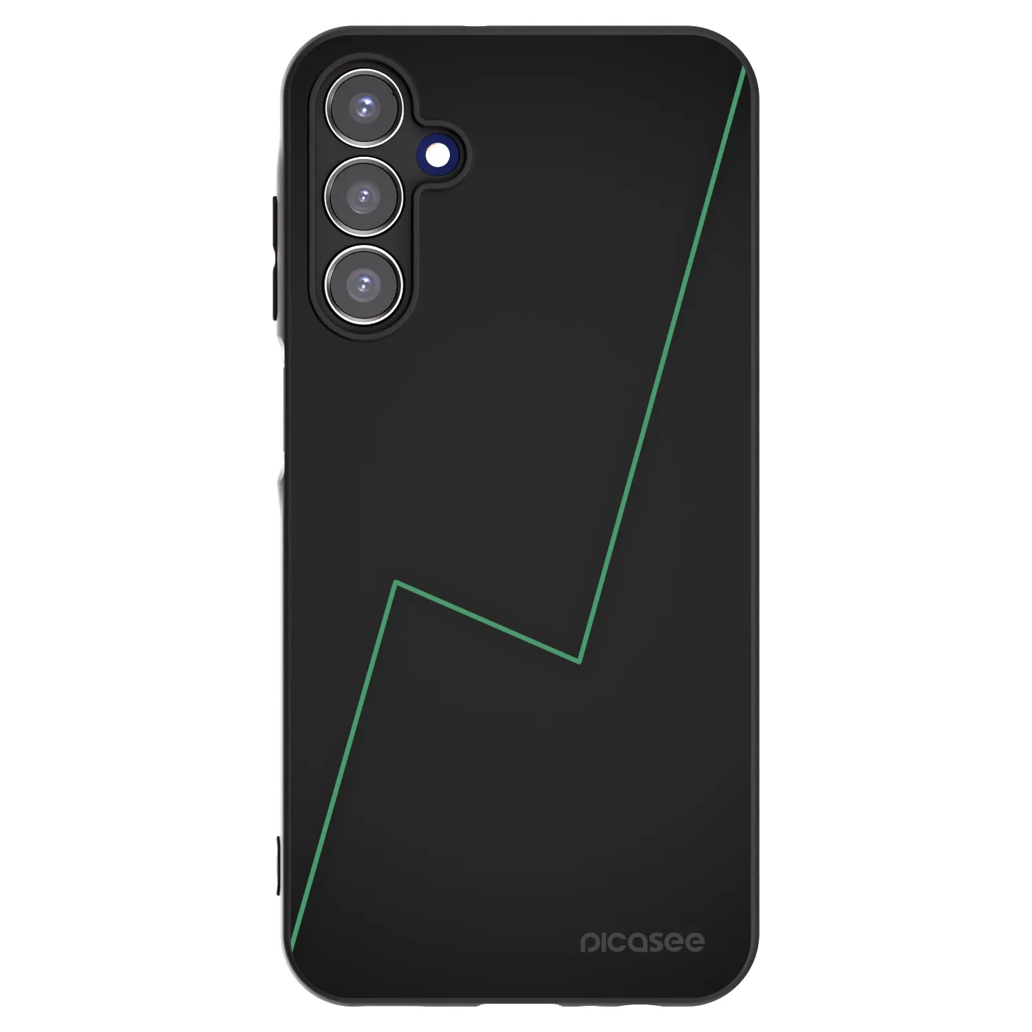 Picasee Μαύρη θήκη σιλικόνης για Samsung Galaxy A15 A155F 4G - Consistency