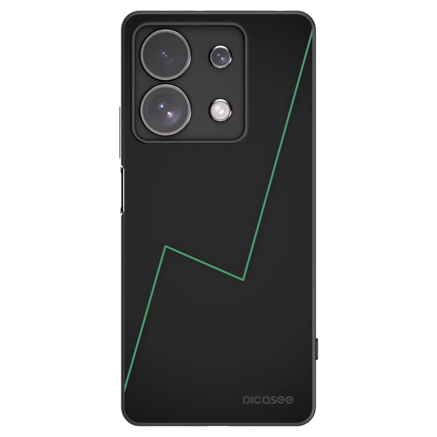 Picasee Μαύρη θήκη σιλικόνης για Xiaomi Redmi Note 13 Pro 4G - Consistency