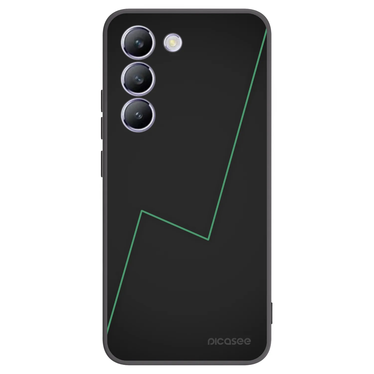 Picasee Μαύρη θήκη σιλικόνης για Vivo V40 SE 5G - Consistency
