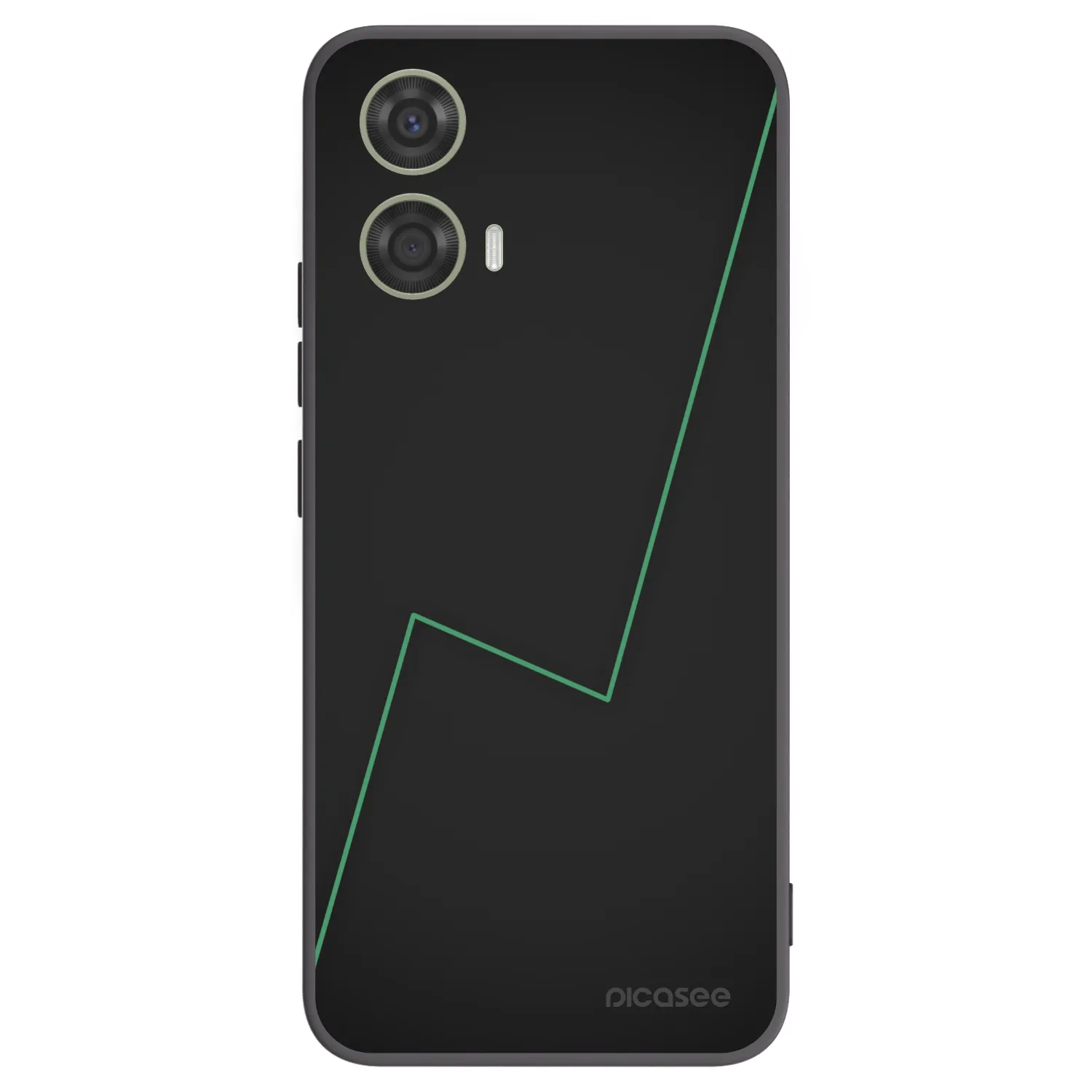 Picasee Μαύρη θήκη σιλικόνης για Motorola Moto G24 - Consistency