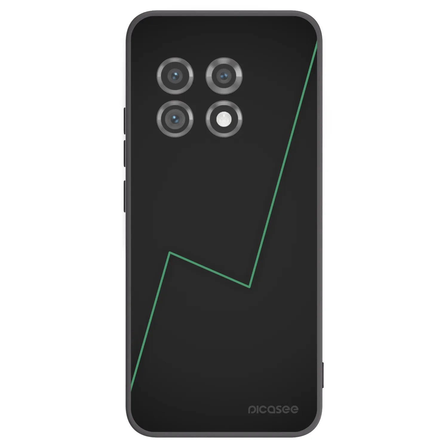 Picasee Μαύρη θήκη σιλικόνης για OnePlus 11 5G - Consistency