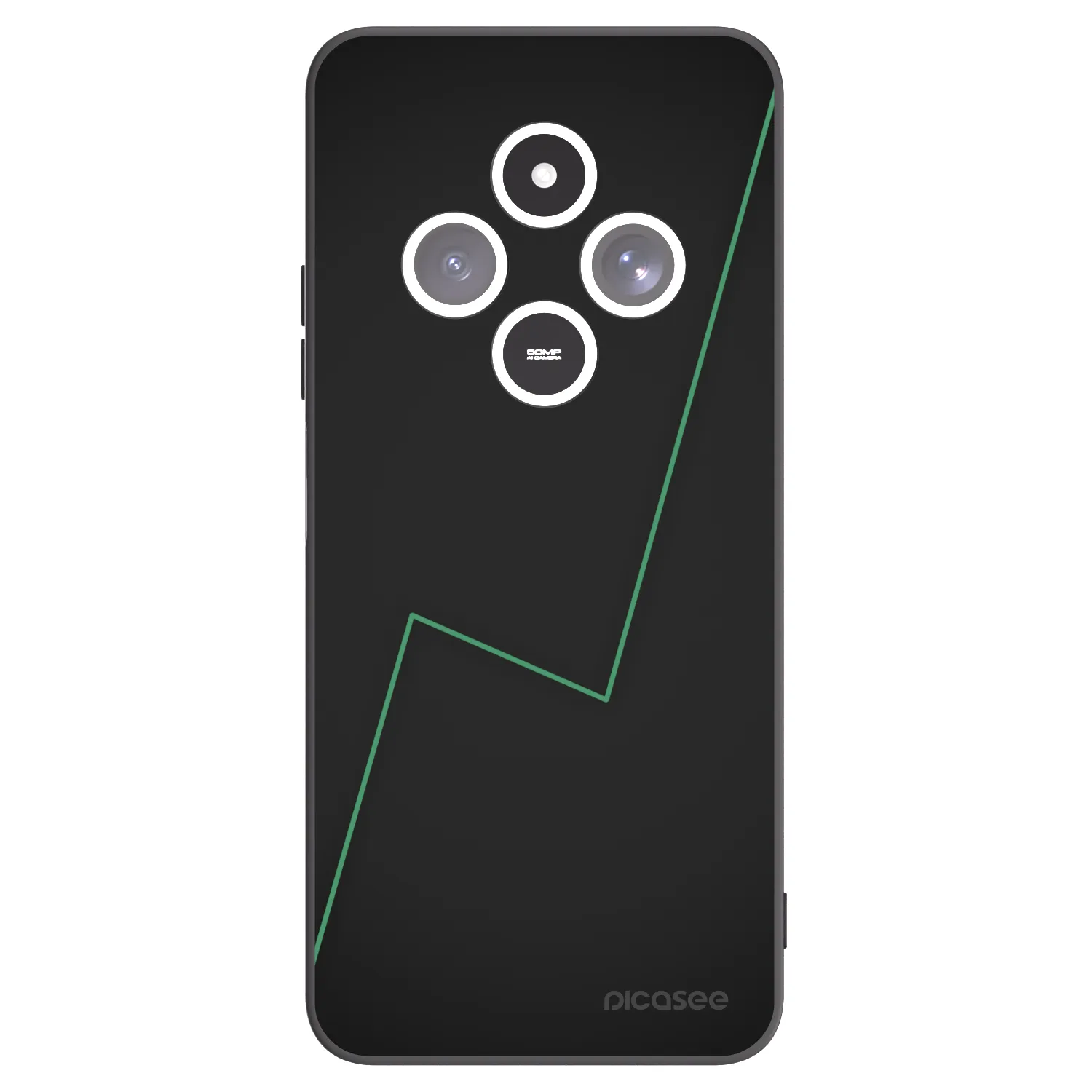 Picasee Μαύρη θήκη σιλικόνης για Xiaomi Redmi 14C - Consistency
