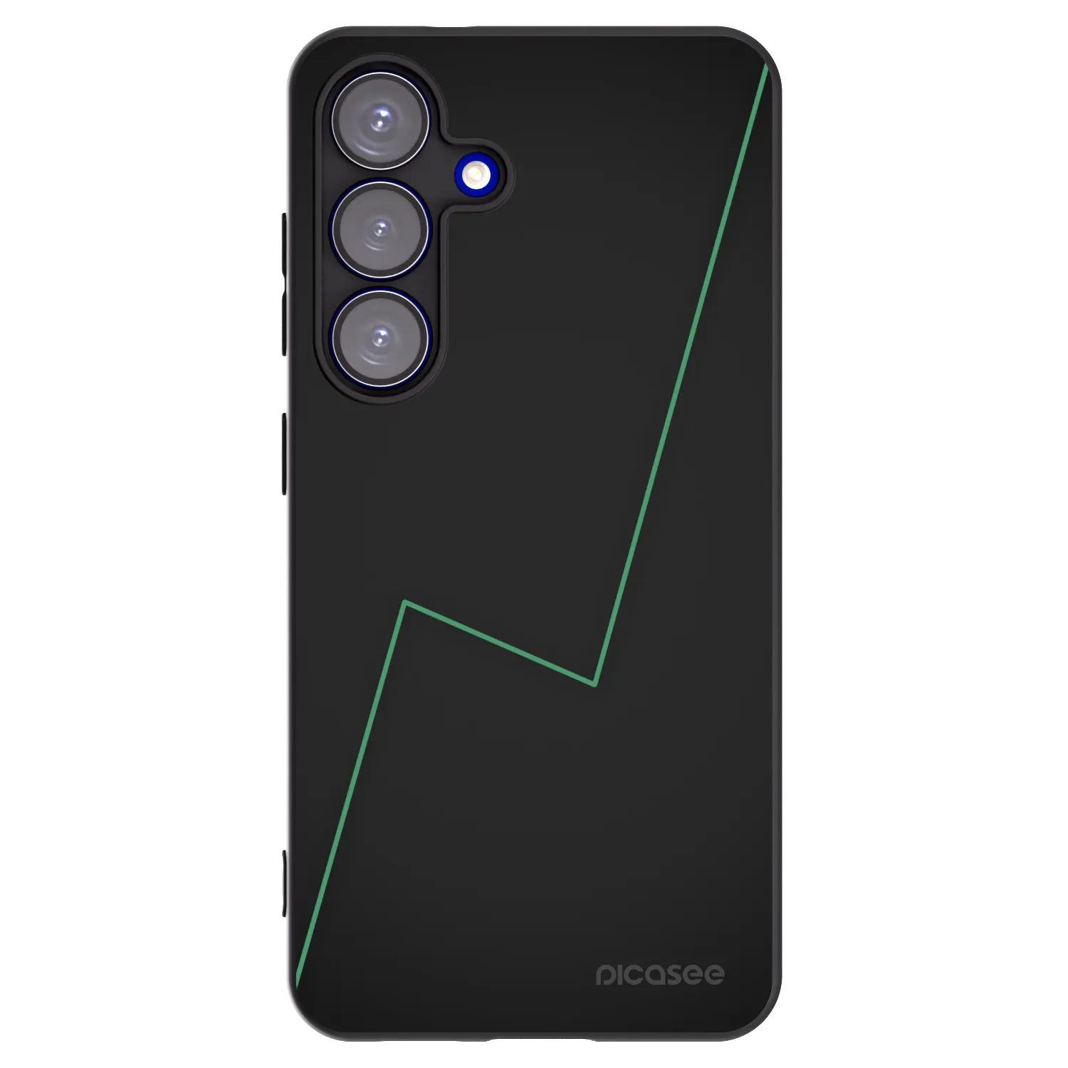 Picasee Μαύρη θήκη σιλικόνης για Samsung Galaxy S25 5G - Consistency