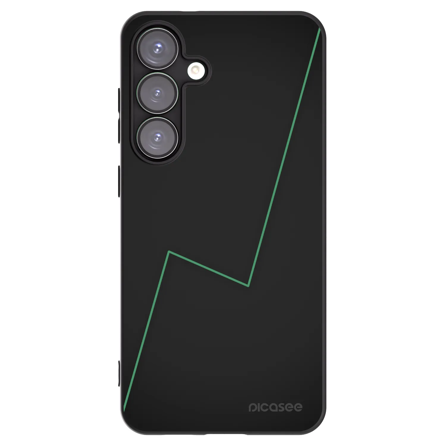 Picasee Μαύρη θήκη σιλικόνης για Samsung Galaxy S25+ 5G - Consistency