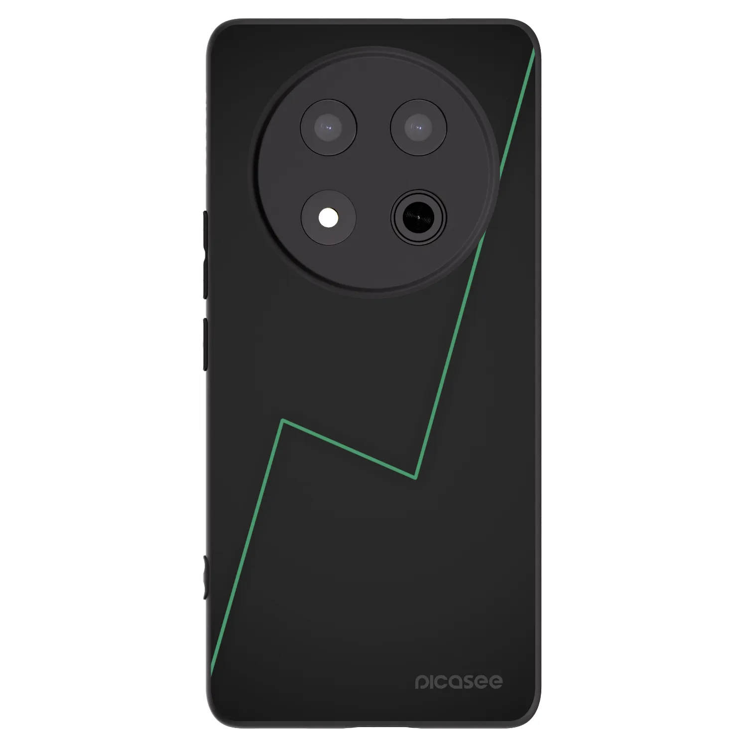 Picasee Μαύρη θήκη σιλικόνης για Honor Magic7 Lite 5G - Consistency