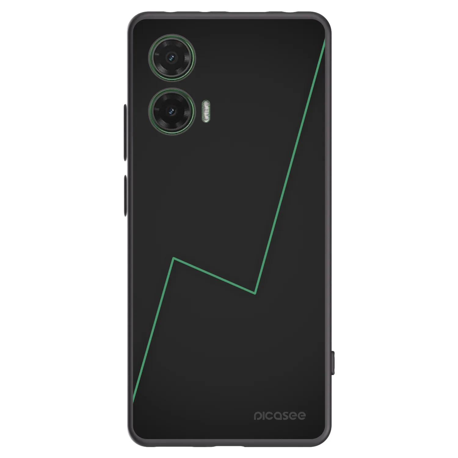 Picasee Μαύρη θήκη σιλικόνης για Motorola Moto G35 5G - Consistency