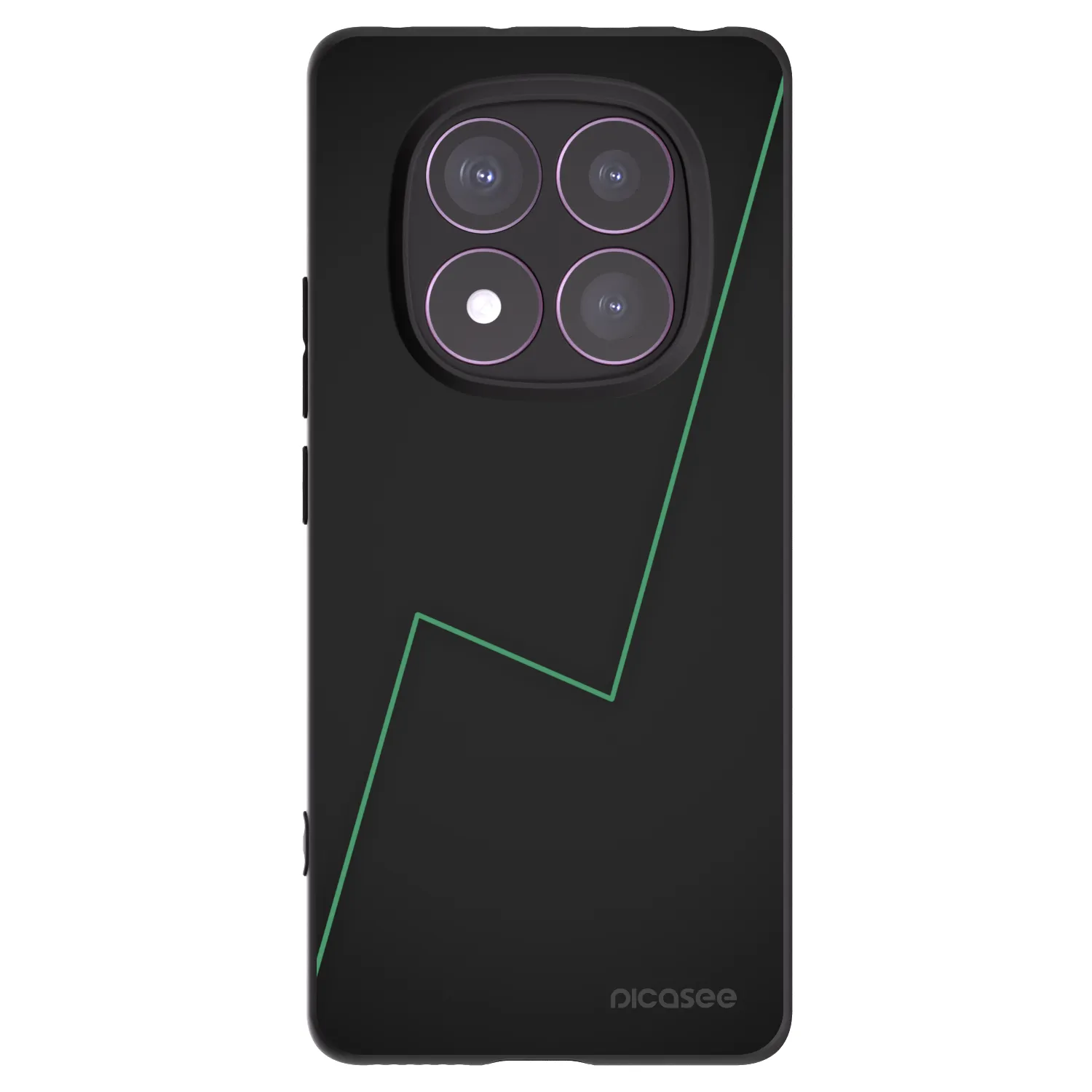 Picasee Μαύρη θήκη σιλικόνης για Xiaomi Redmi Note 14 Pro 4G - Consistency