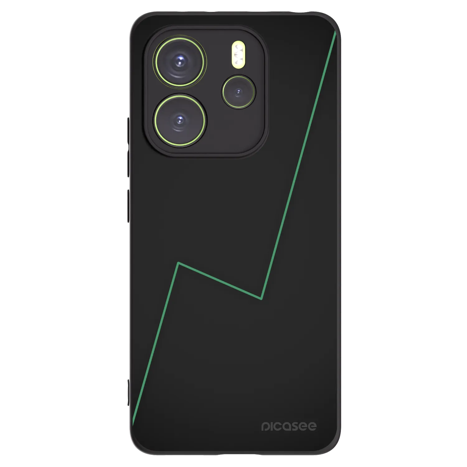 Picasee Μαύρη θήκη σιλικόνης για Xiaomi Redmi Note 14 4G - Consistency