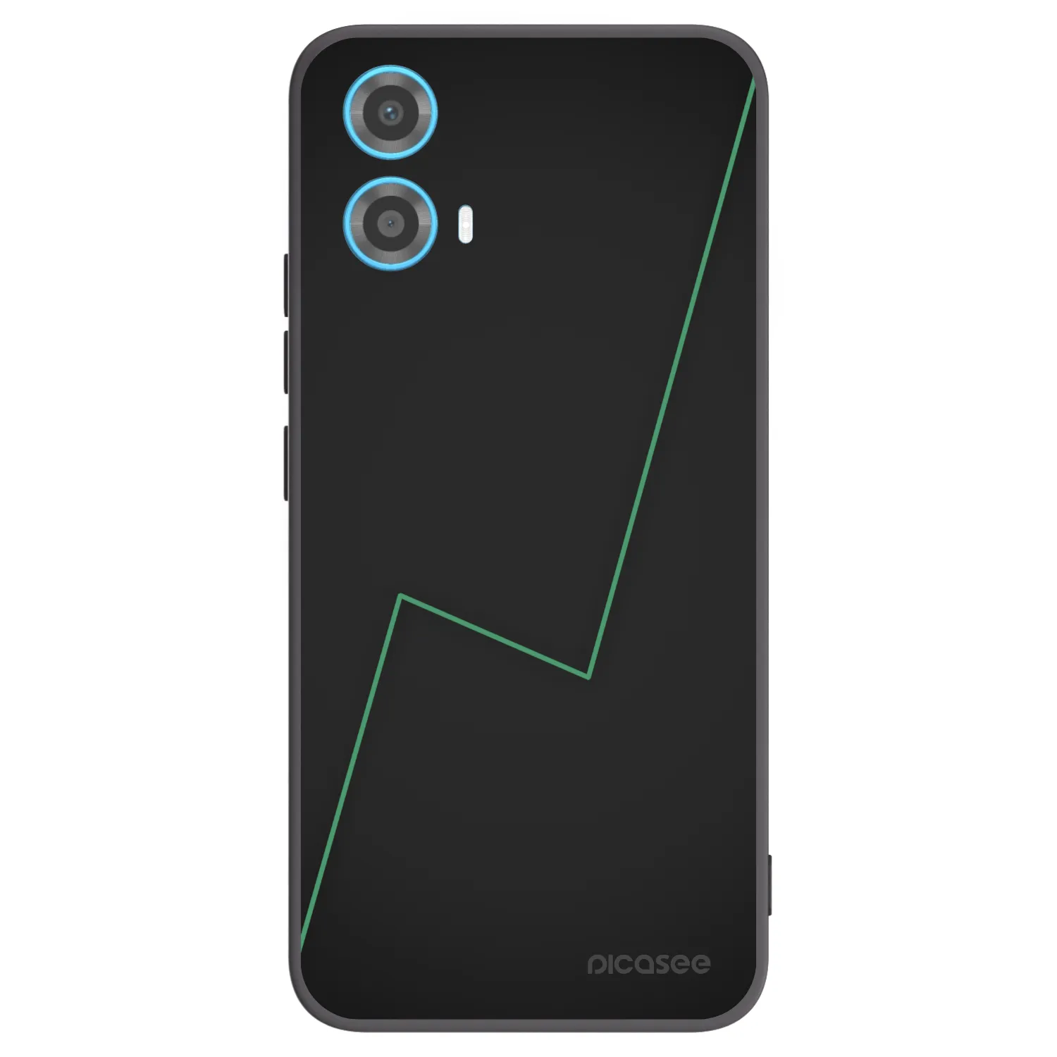 Picasee Μαύρη θήκη σιλικόνης για Motorola Moto G34 5G - Consistency