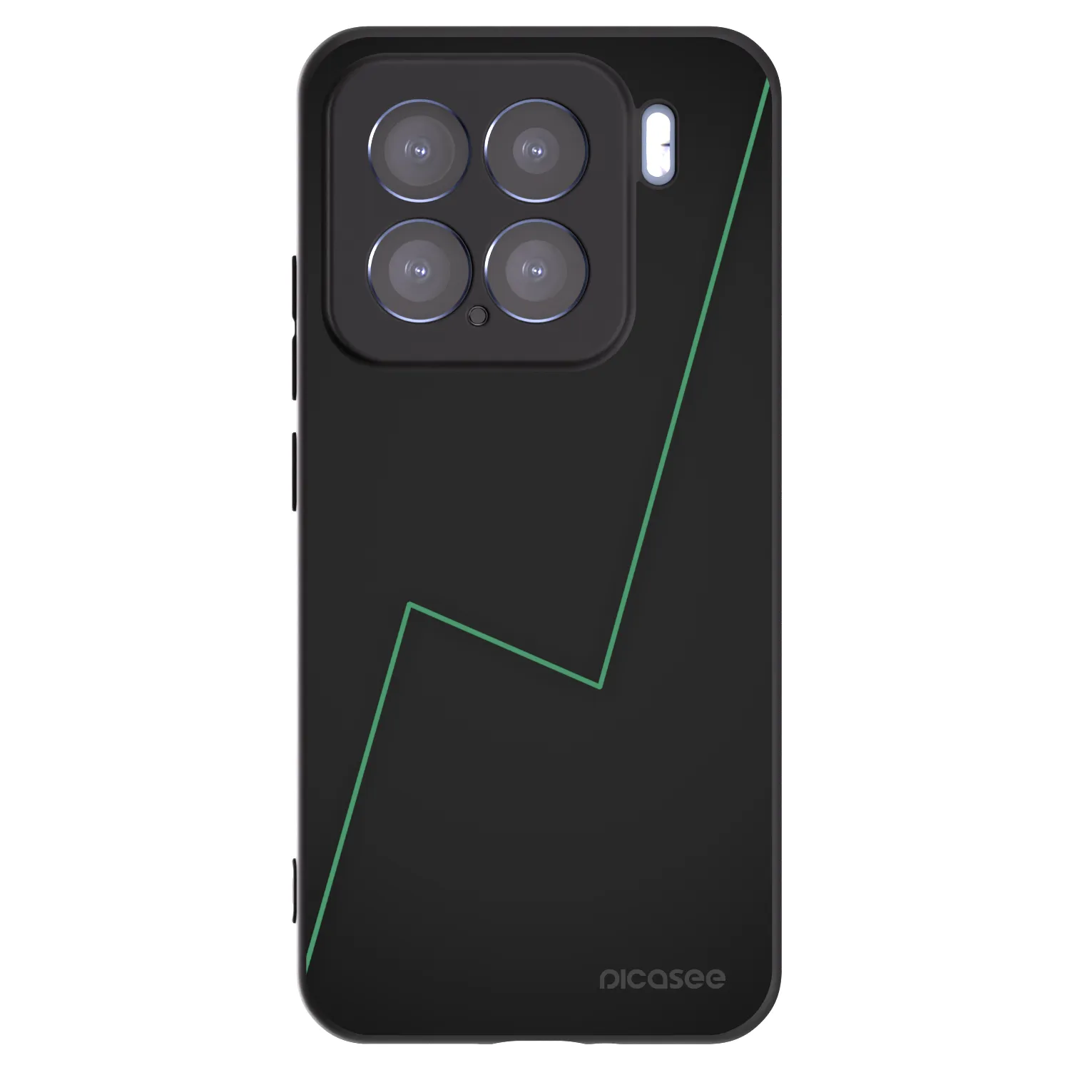 Picasee Μαύρη θήκη σιλικόνης για Xiaomi 15 - Consistency