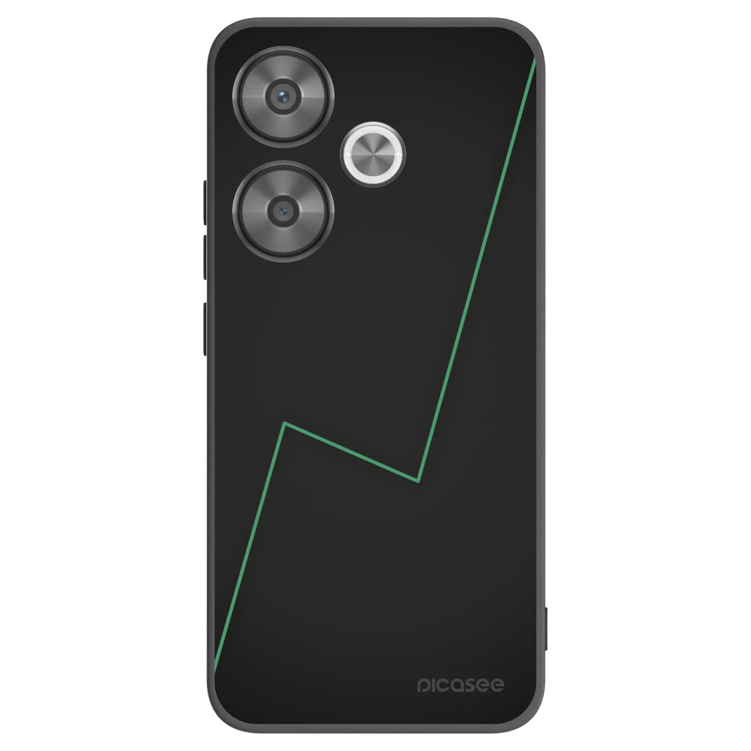Picasee Μαύρη θήκη σιλικόνης για Xiaomi Poco F6 - Consistency