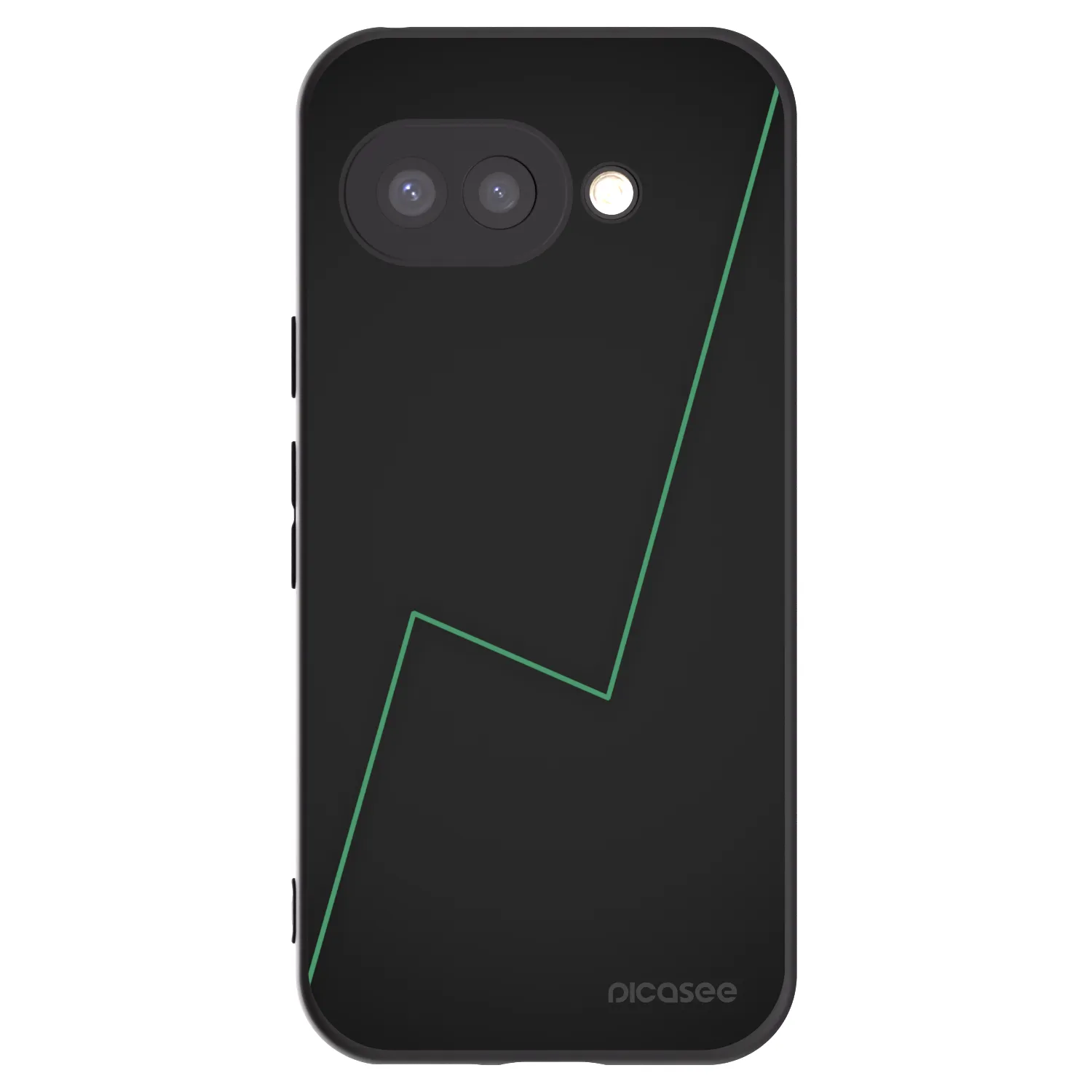 Picasee Μαύρη θήκη σιλικόνης για Google Pixel 9a - Consistency