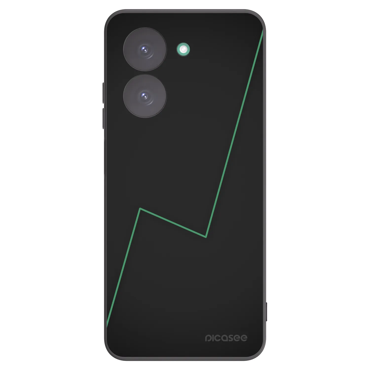 Picasee Μαύρη θήκη σιλικόνης για Xiaomi Redmi A5 - Consistency