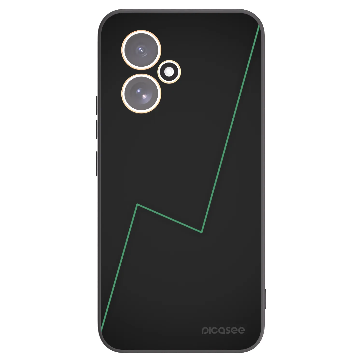Picasee Μαύρη θήκη σιλικόνης για Honor 400 5G - Consistency