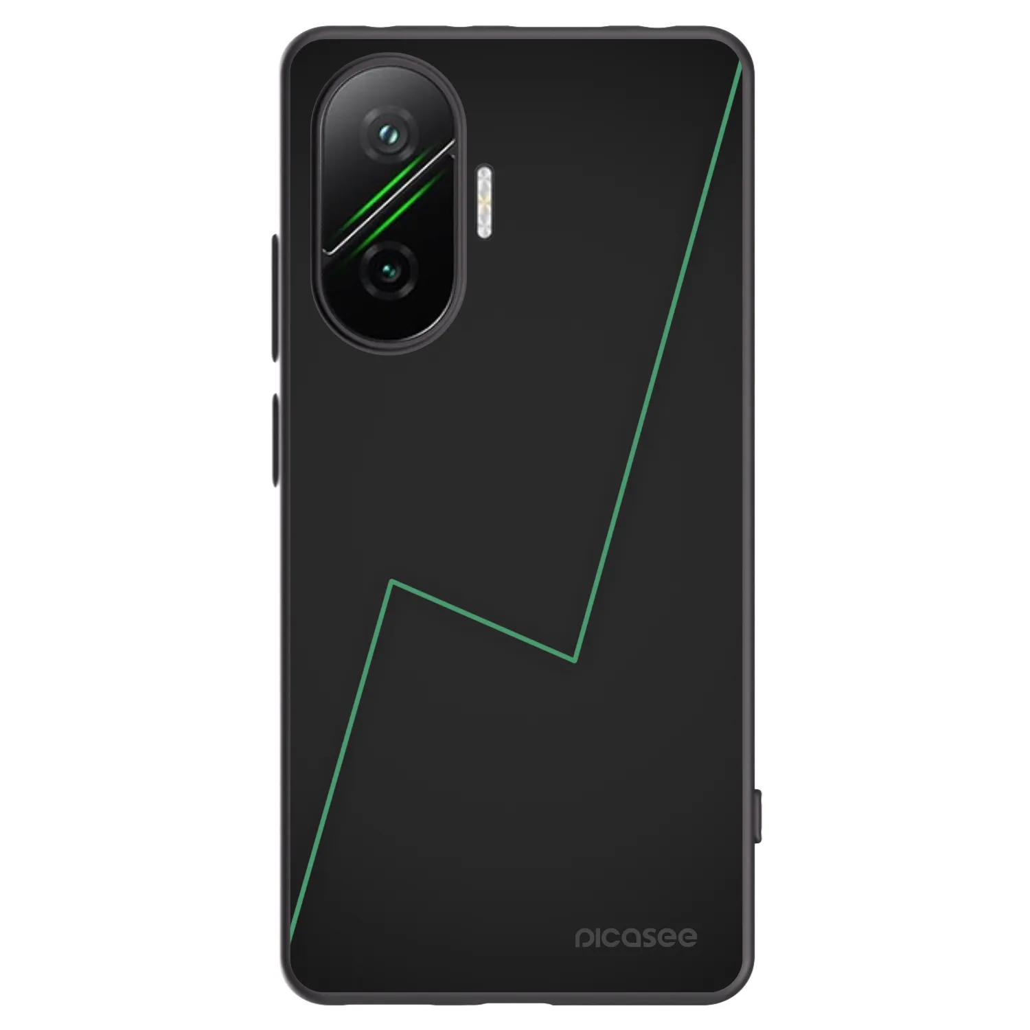 Picasee Μαύρη θήκη σιλικόνης για Xiaomi Poco F7 5G - Consistency