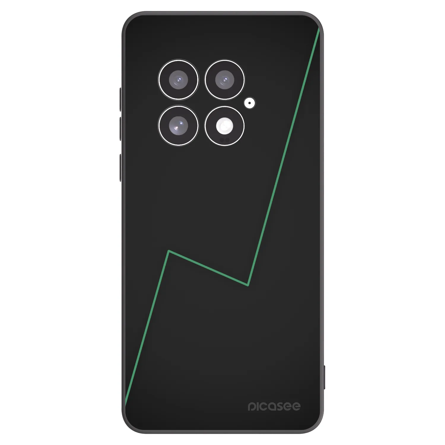 Picasee Μαύρη θήκη σιλικόνης για OnePlus 13 5G - Consistency