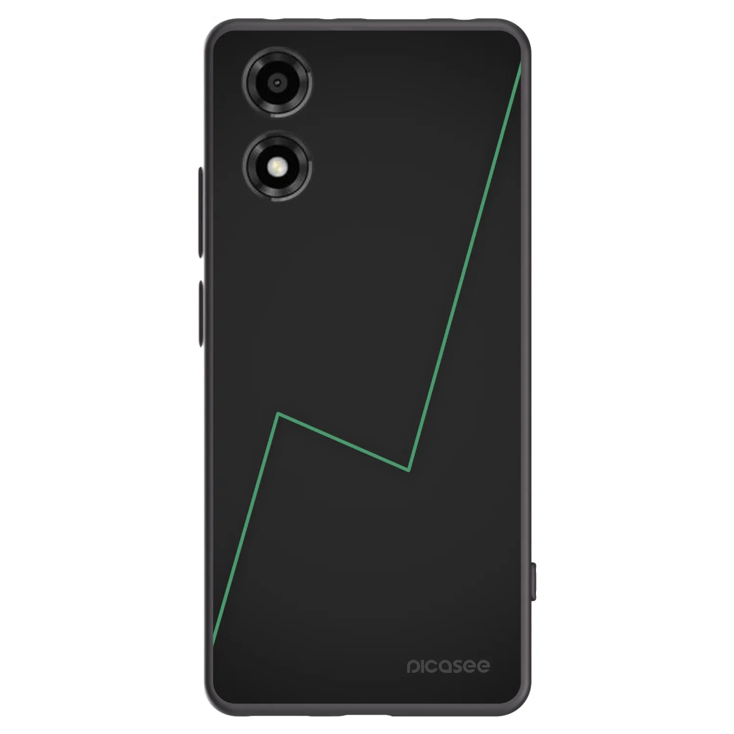 Picasee Μαύρη θήκη σιλικόνης για Motorola Moto E14 - Consistency