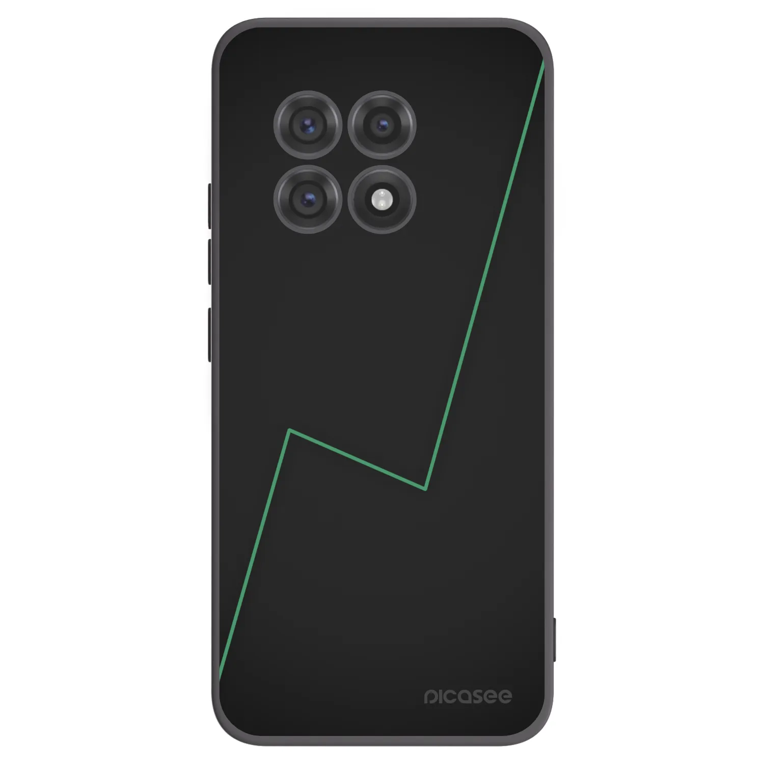 Picasee Μαύρη θήκη σιλικόνης για OnePlus 13R 5G - Consistency