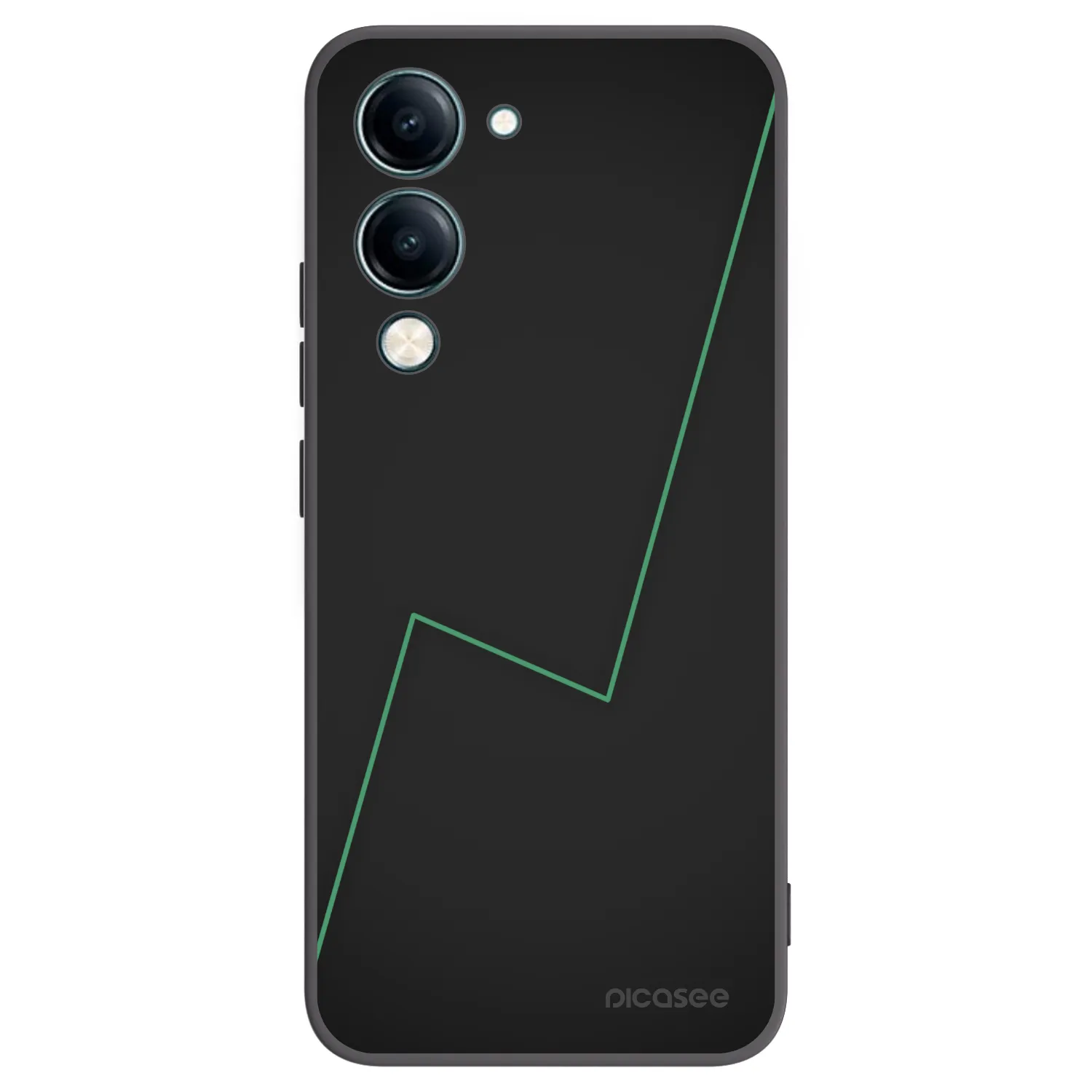 Picasee Μαύρη θήκη σιλικόνης για Vivo Y29s 5G - Consistency