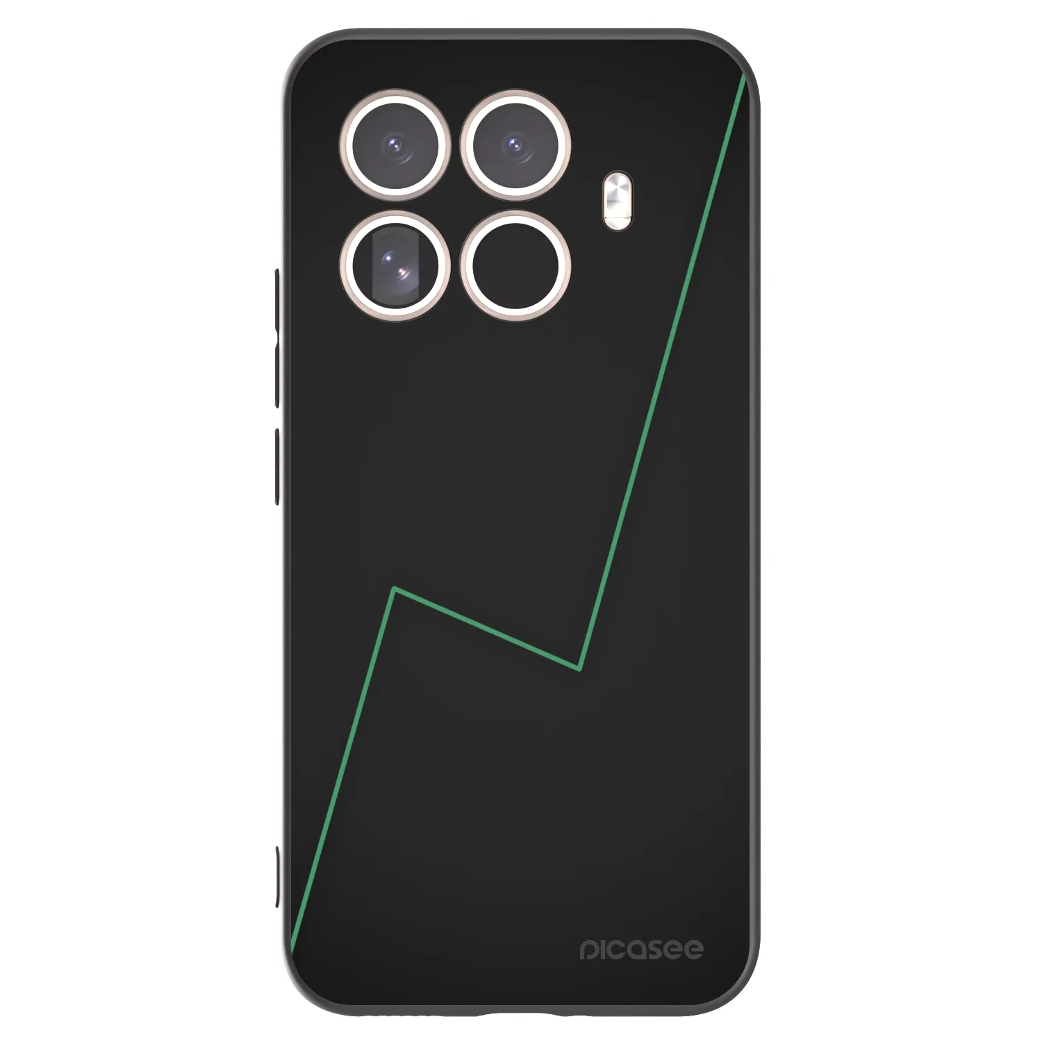 Picasee Μαύρη θήκη σιλικόνης για Xiaomi 15T Pro - Consistency