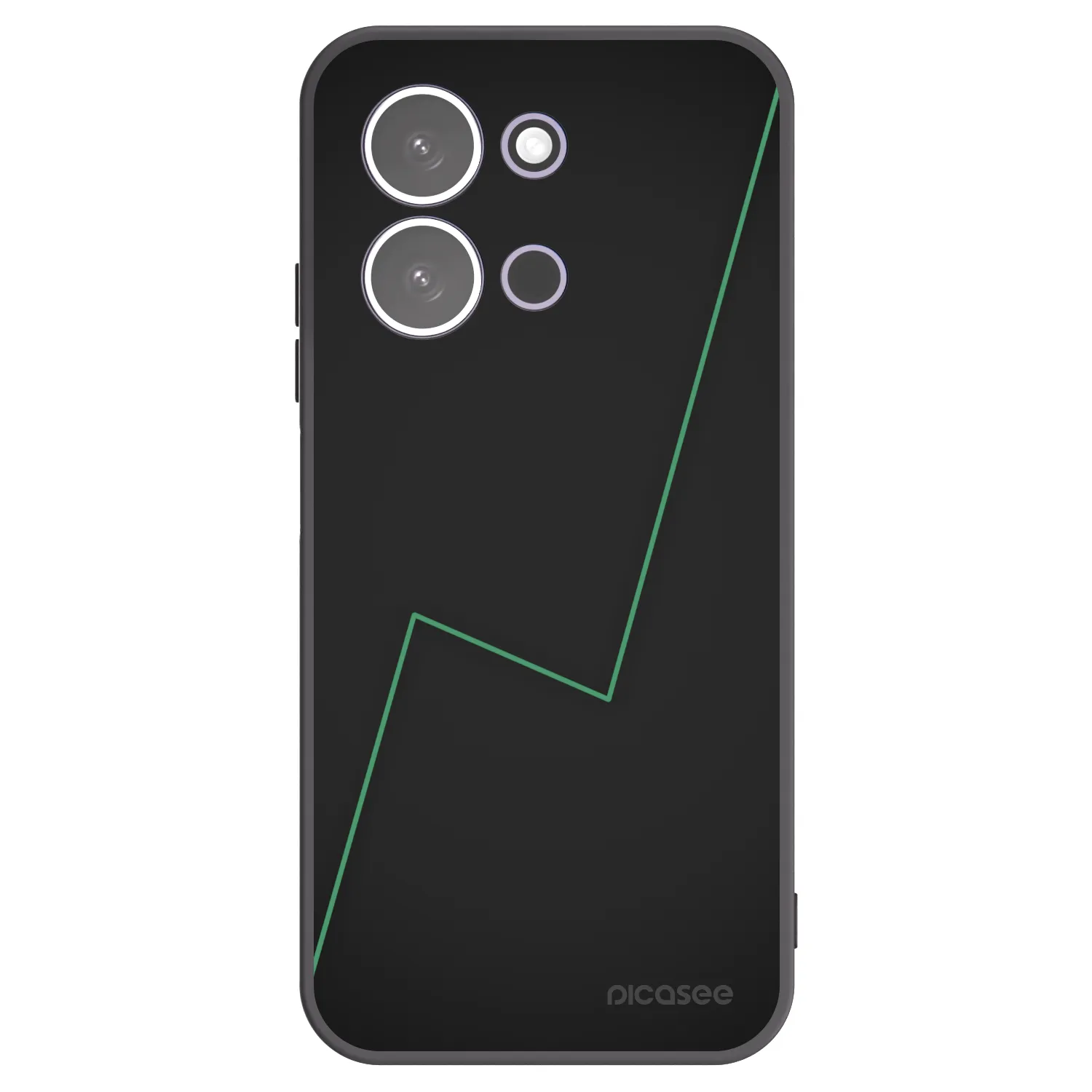Picasee Μαύρη θήκη σιλικόνης για Xiaomi Redmi 15C 5G - Consistency