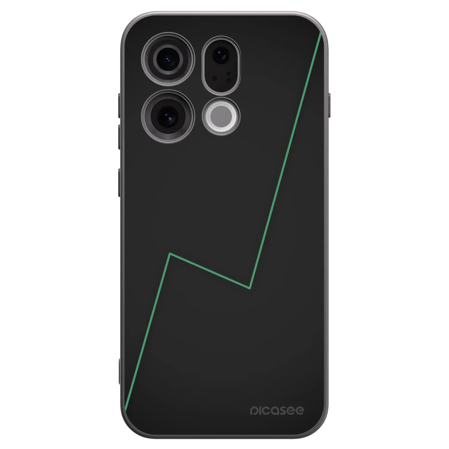 Picasee Μαύρη θήκη σιλικόνης για OPPO Find X9 - Consistency