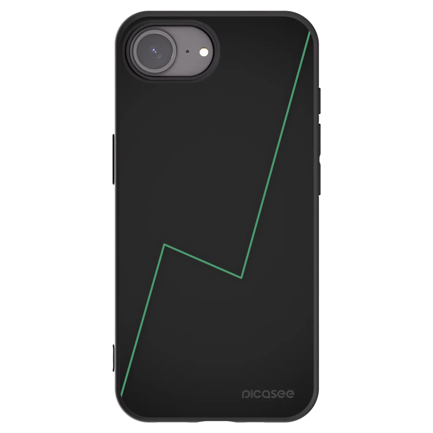 Picasee Μαύρη θήκη σιλικόνης για Apple iPhone 17e - Consistency
