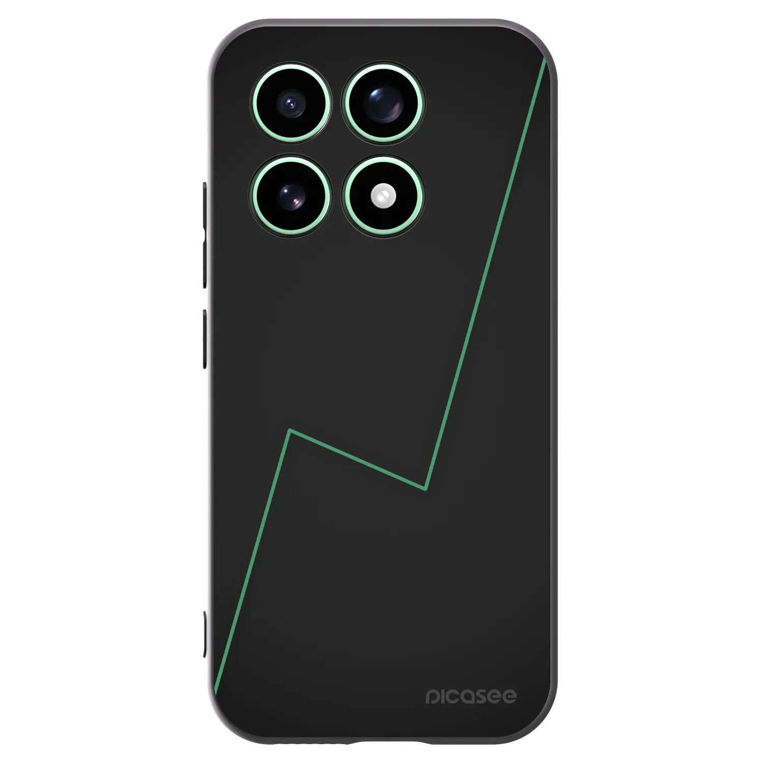 Picasee Μαύρη θήκη σιλικόνης για Xiaomi 17 - Consistency