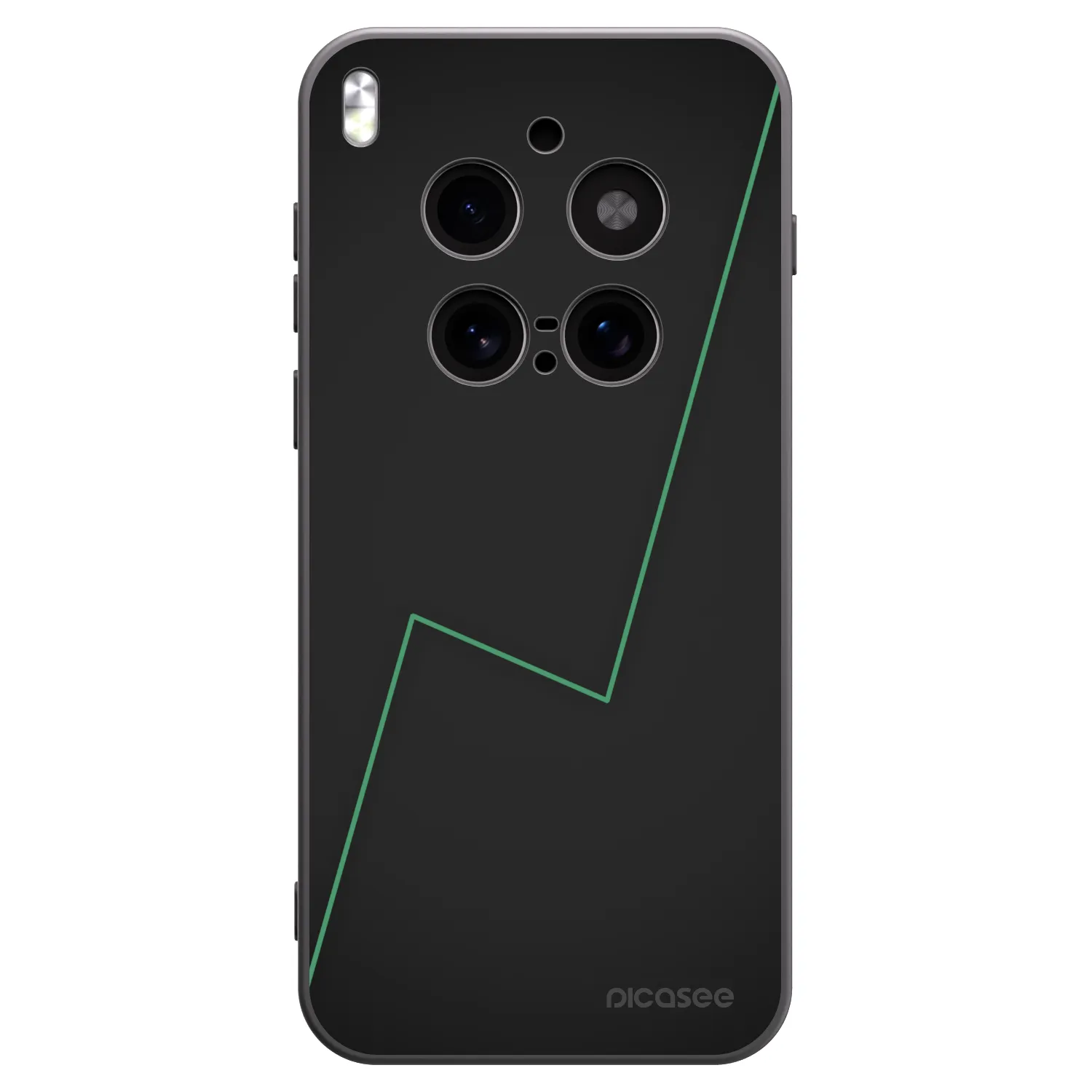 Picasee Μαύρη θήκη σιλικόνης για Vivo X300 Pro - Consistency