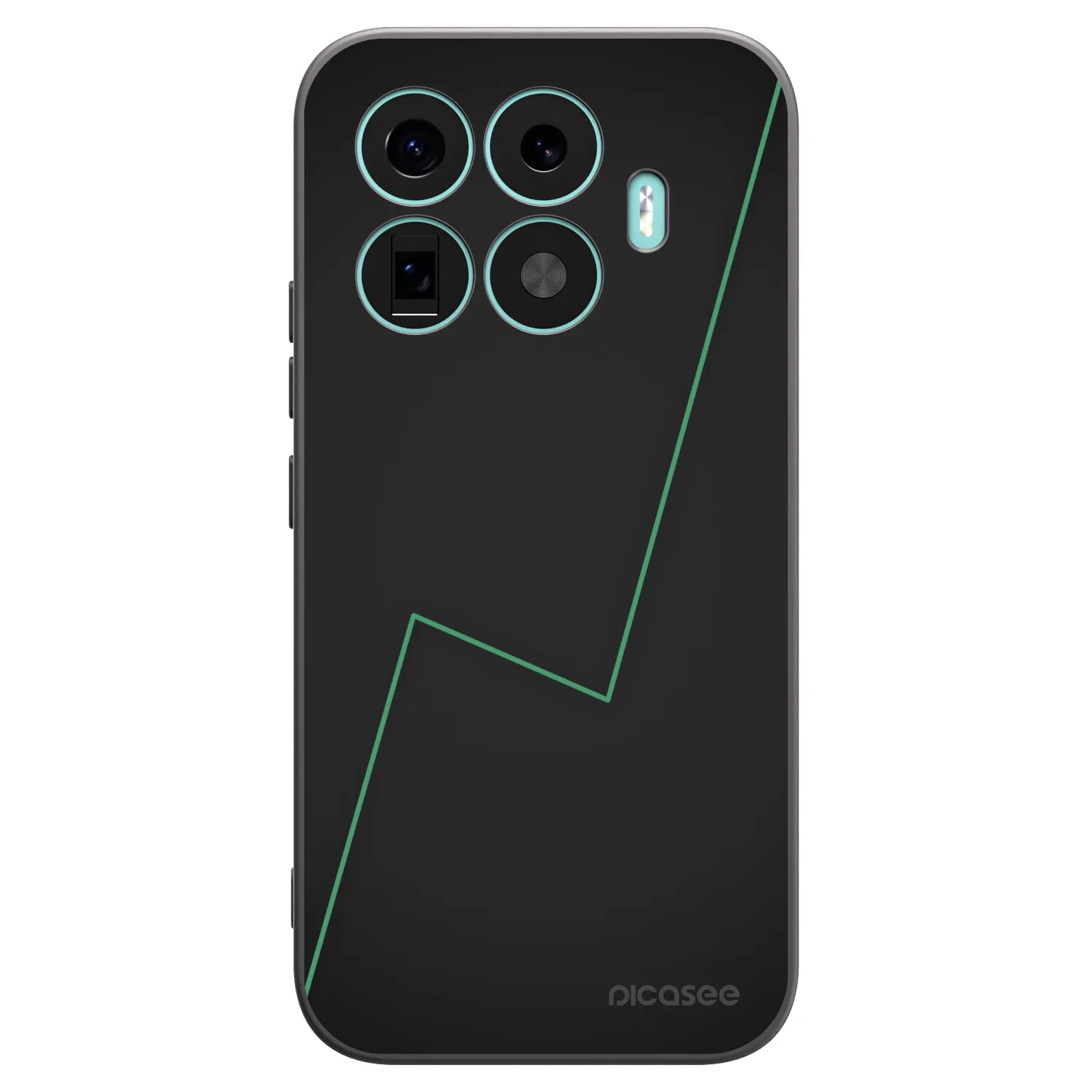 Picasee Μαύρη θήκη σιλικόνης για Xiaomi 17T - Consistency