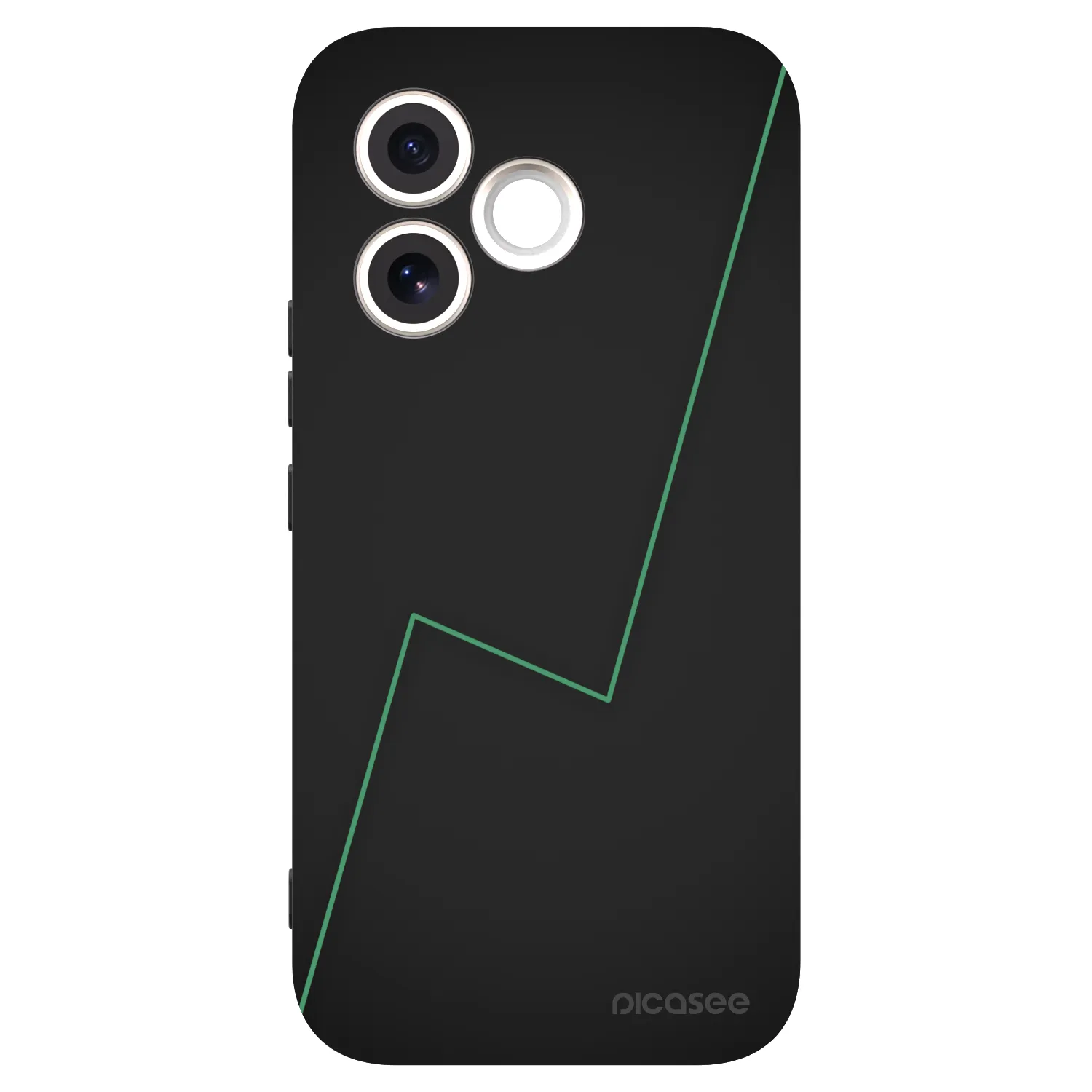 Picasee Μαύρη θήκη σιλικόνης για Honor 600 Lite - Consistency