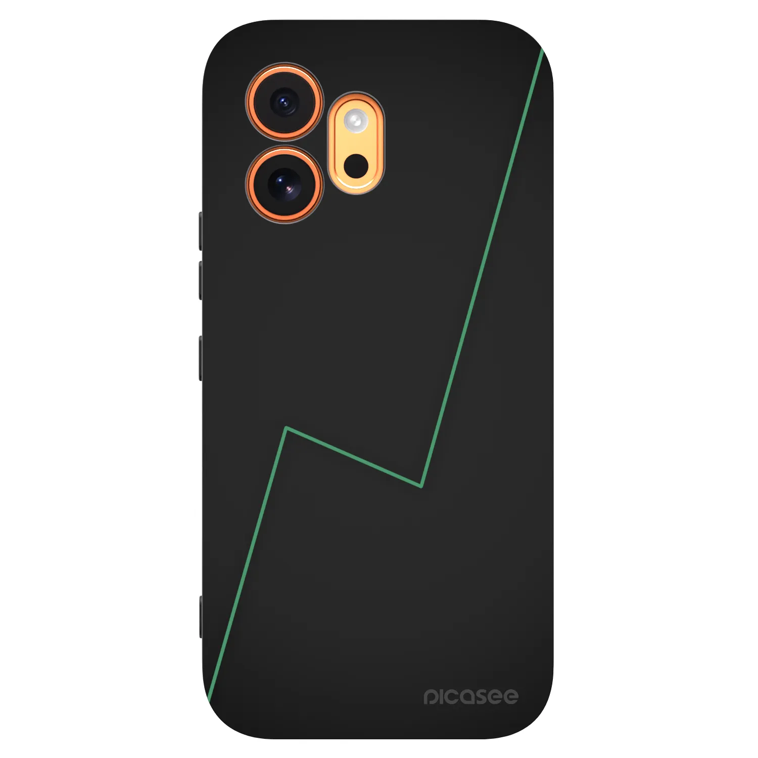 Picasee Μαύρη θήκη σιλικόνης για Honor 600 - Consistency
