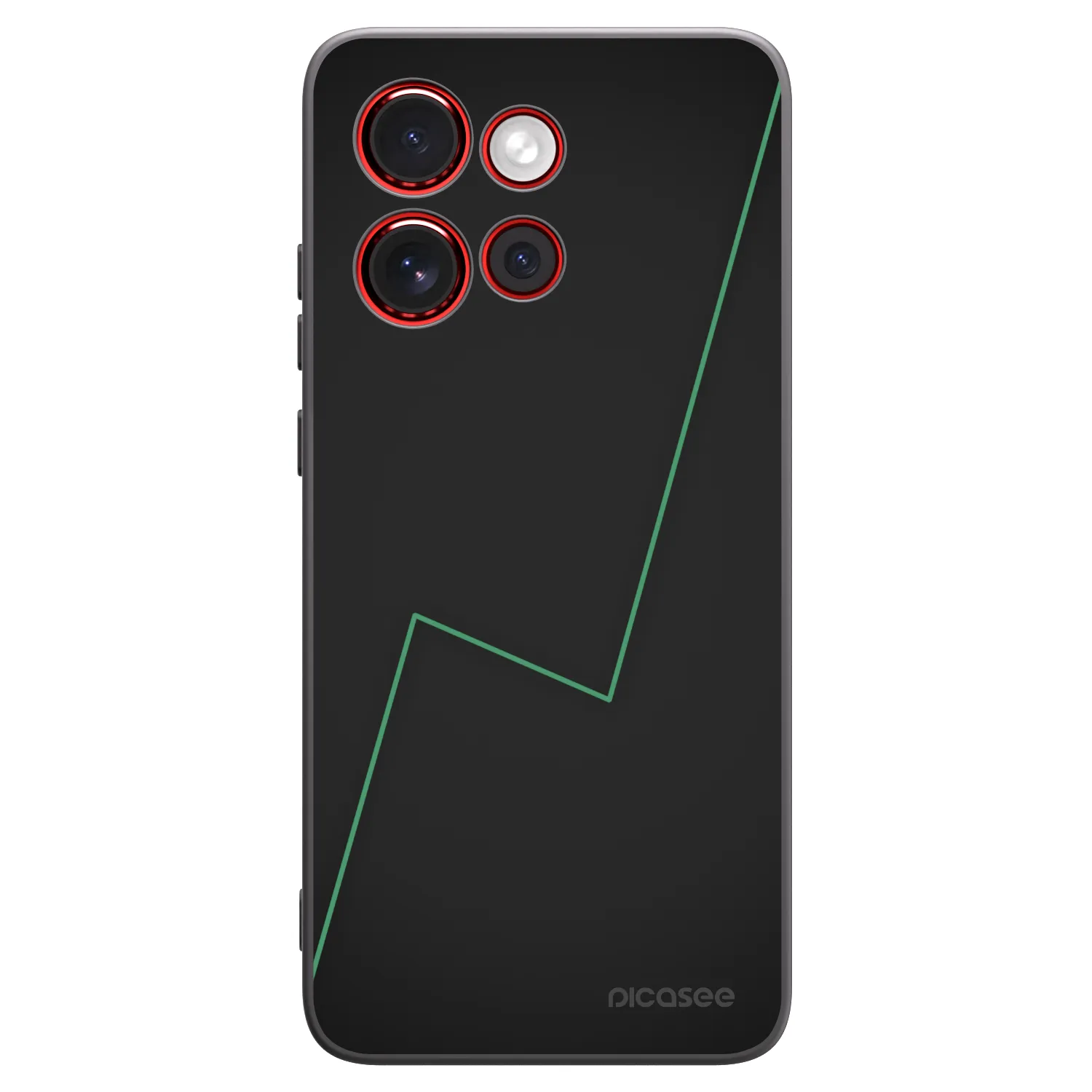 Picasee Μαύρη θήκη σιλικόνης για Motorola Edge 60 Neo 5G - Consistency