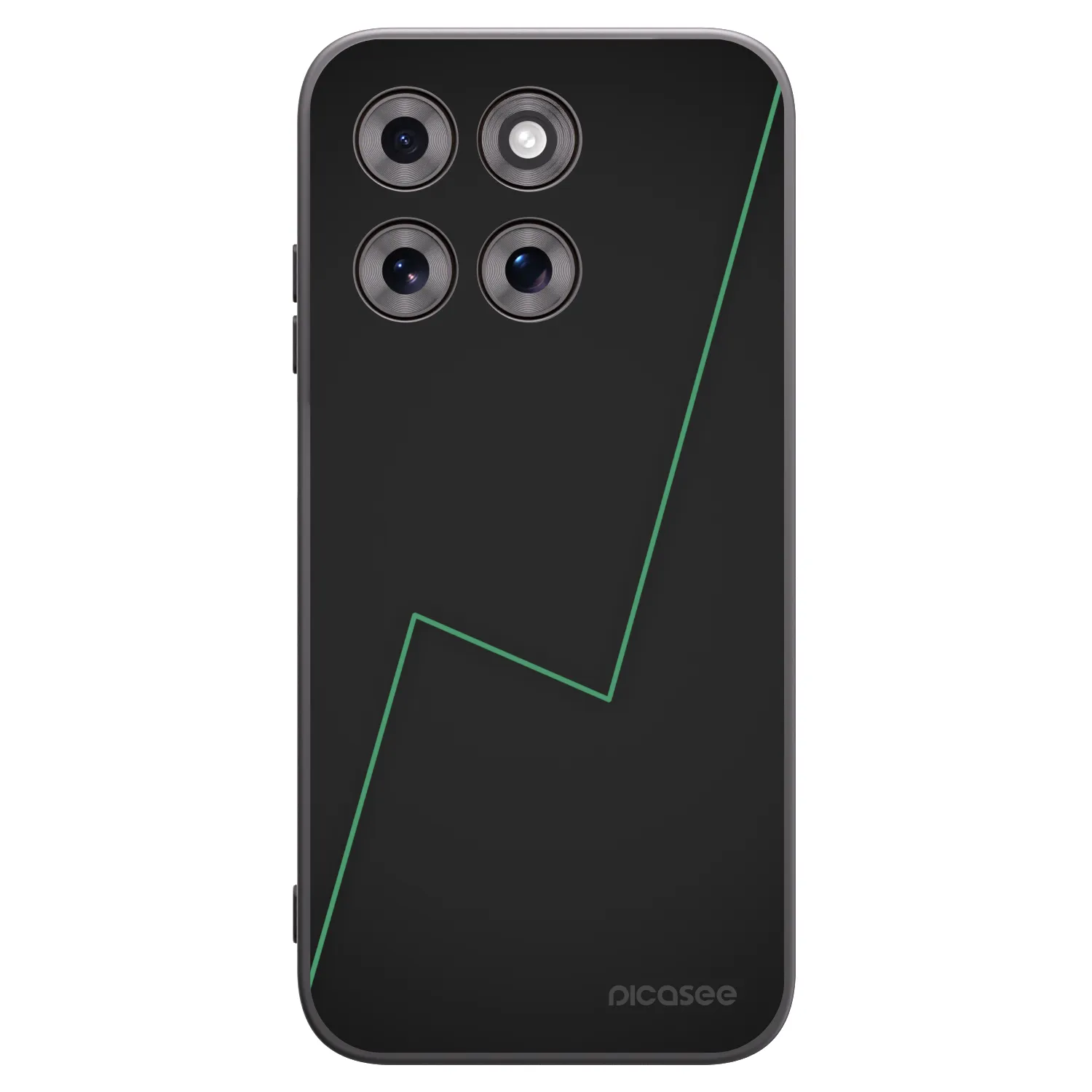 Picasee Μαύρη θήκη σιλικόνης για Motorola Moto G77 - Consistency