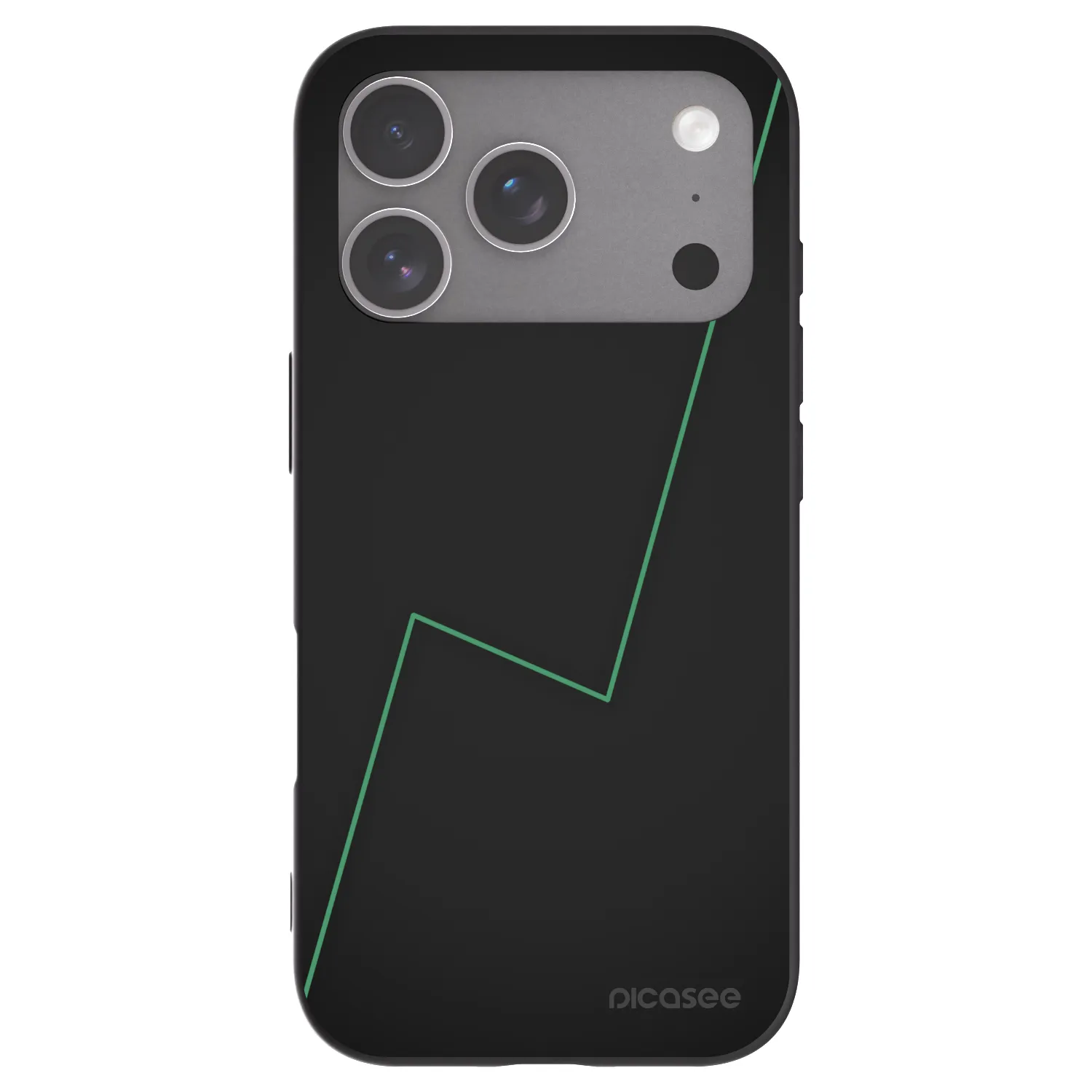 Picasee Μαύρη θήκη σιλικόνης για Apple iPhone 18 Pro - Consistency