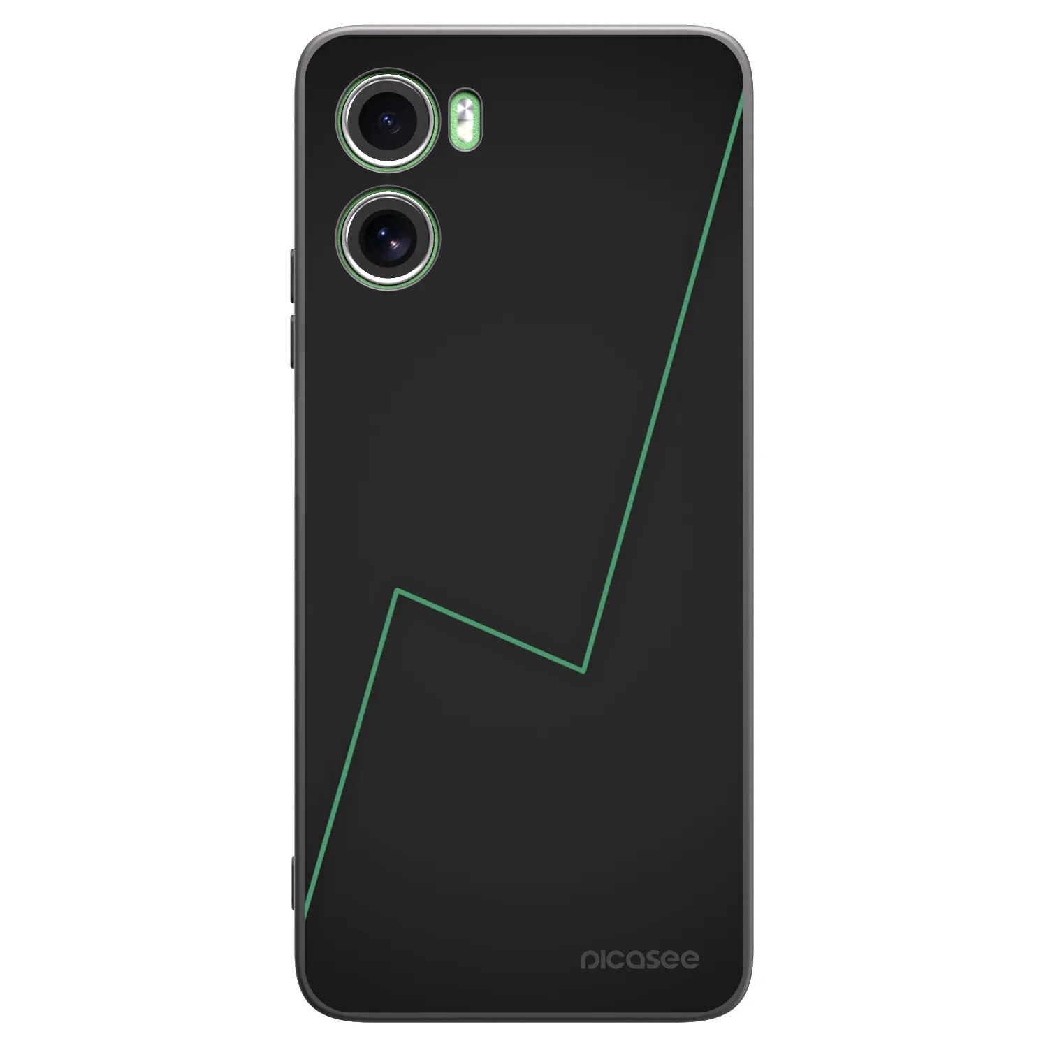 Picasee Μαύρη θήκη σιλικόνης για Motorola Moto G06 - Consistency