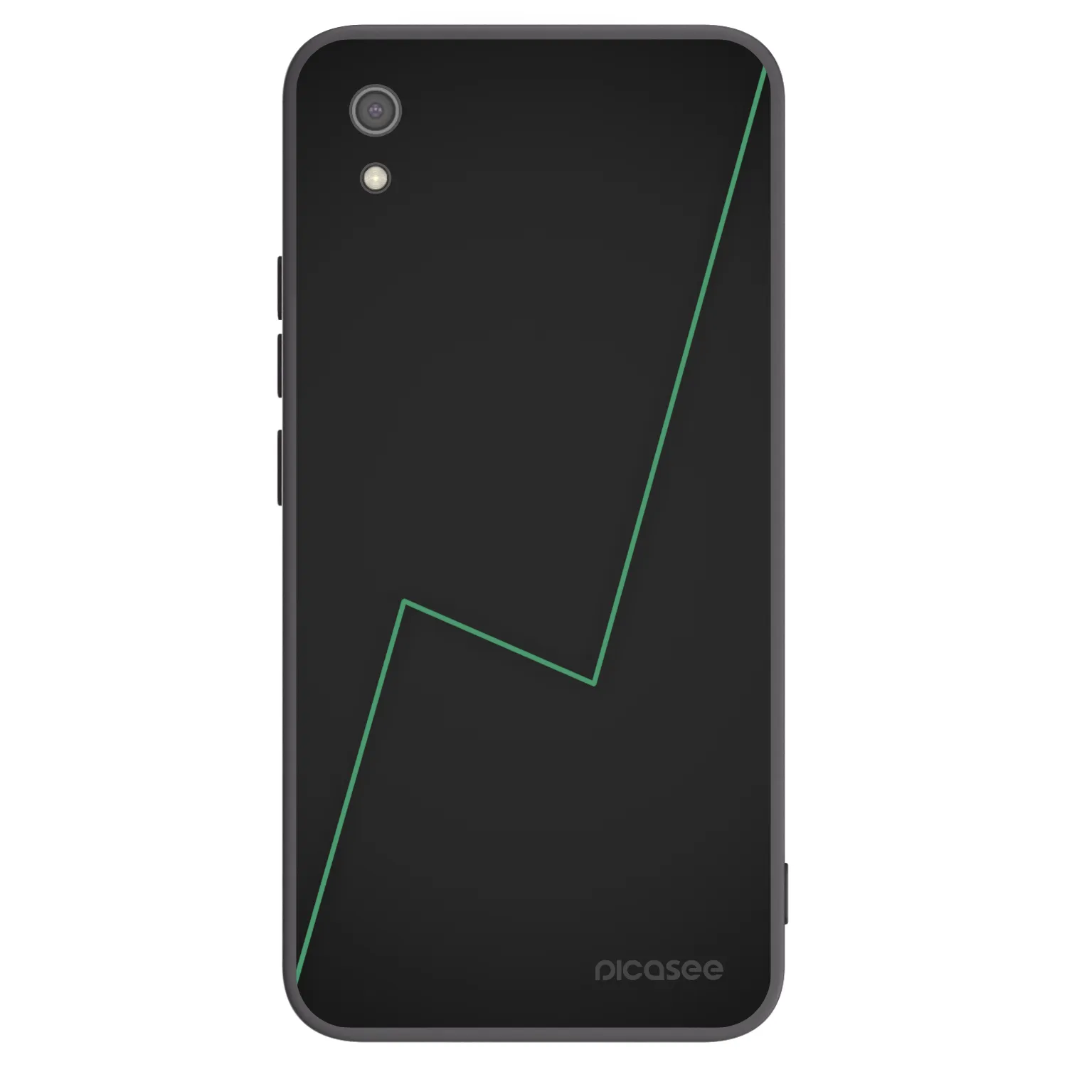 Picasee Μαύρη θήκη σιλικόνης για Xiaomi Redmi 7A - Consistency