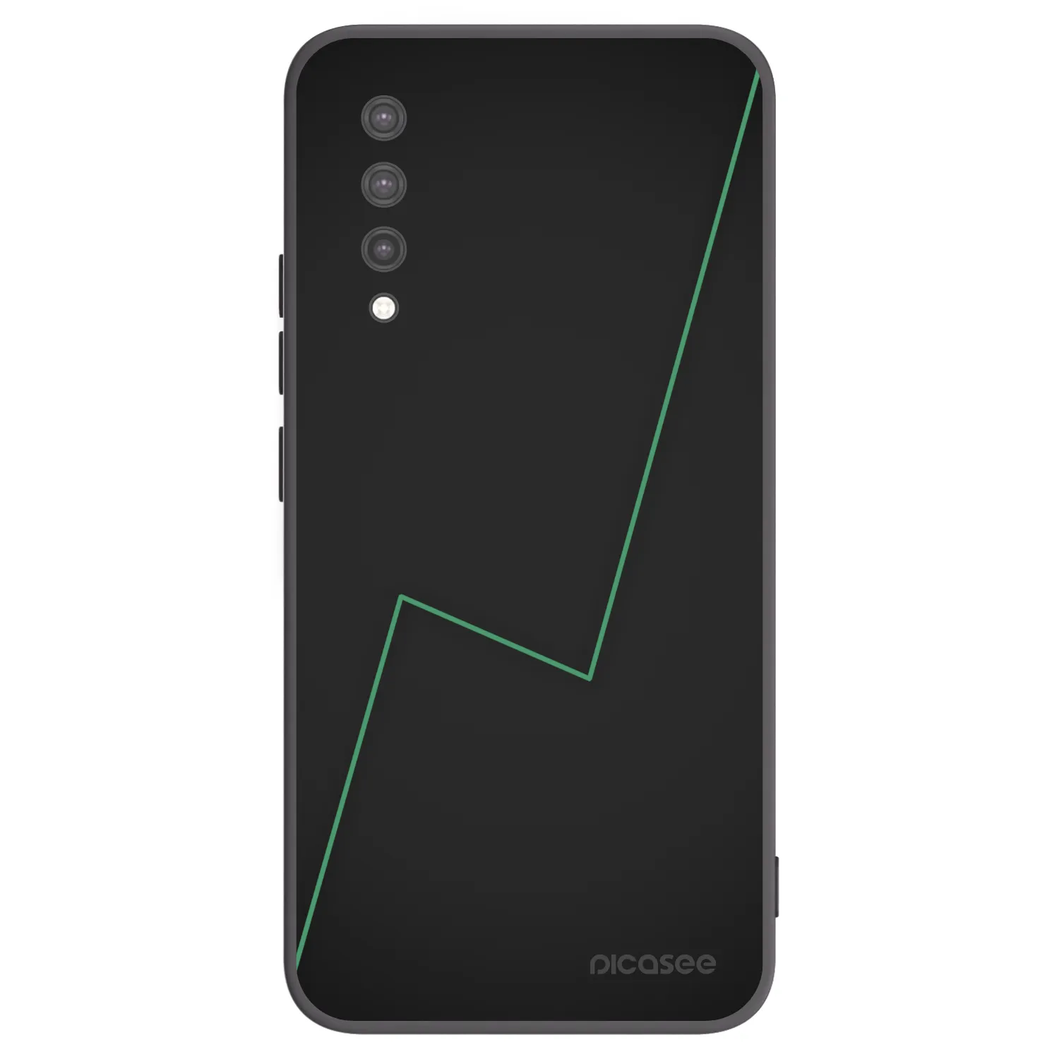Picasee Μαύρη θήκη σιλικόνης για Xiaomi Mi 9 Lite - Consistency