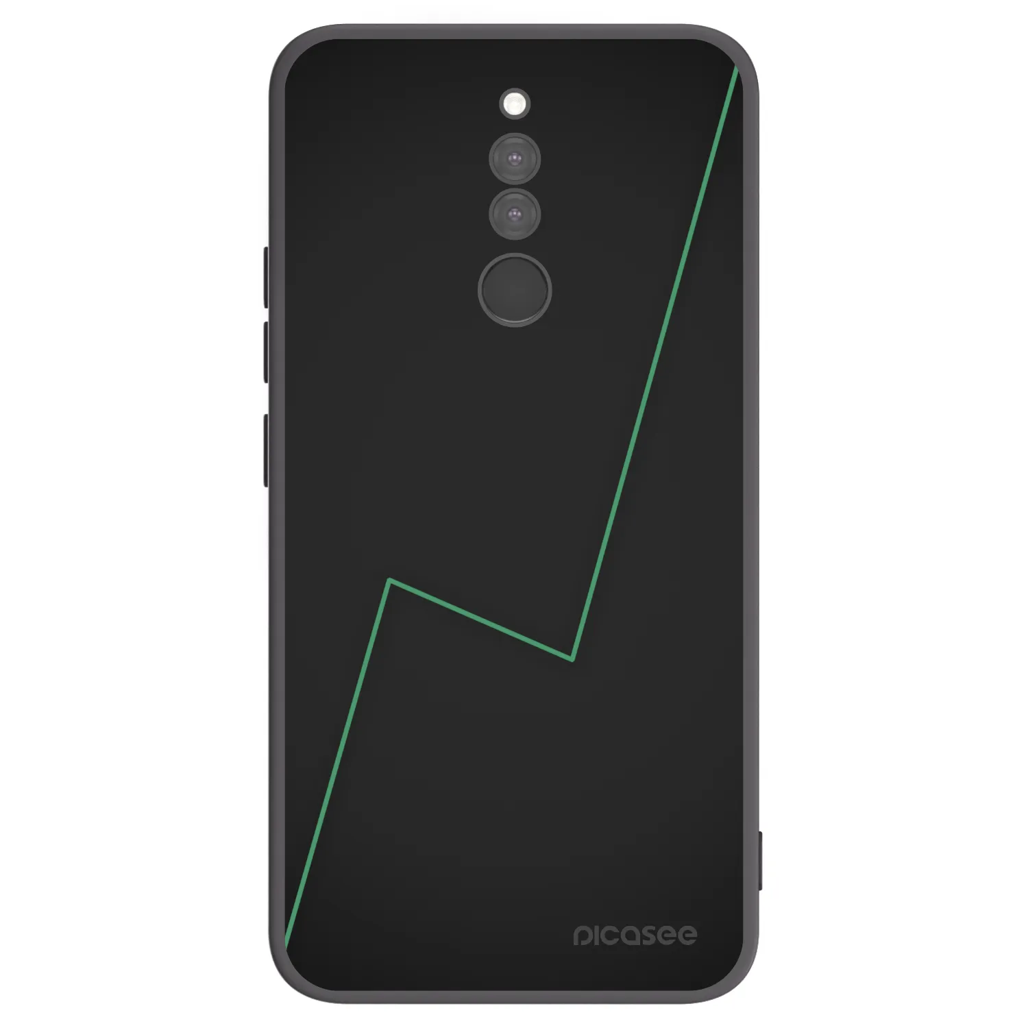 Picasee Μαύρη θήκη σιλικόνης για Xiaomi Redmi 8 - Consistency