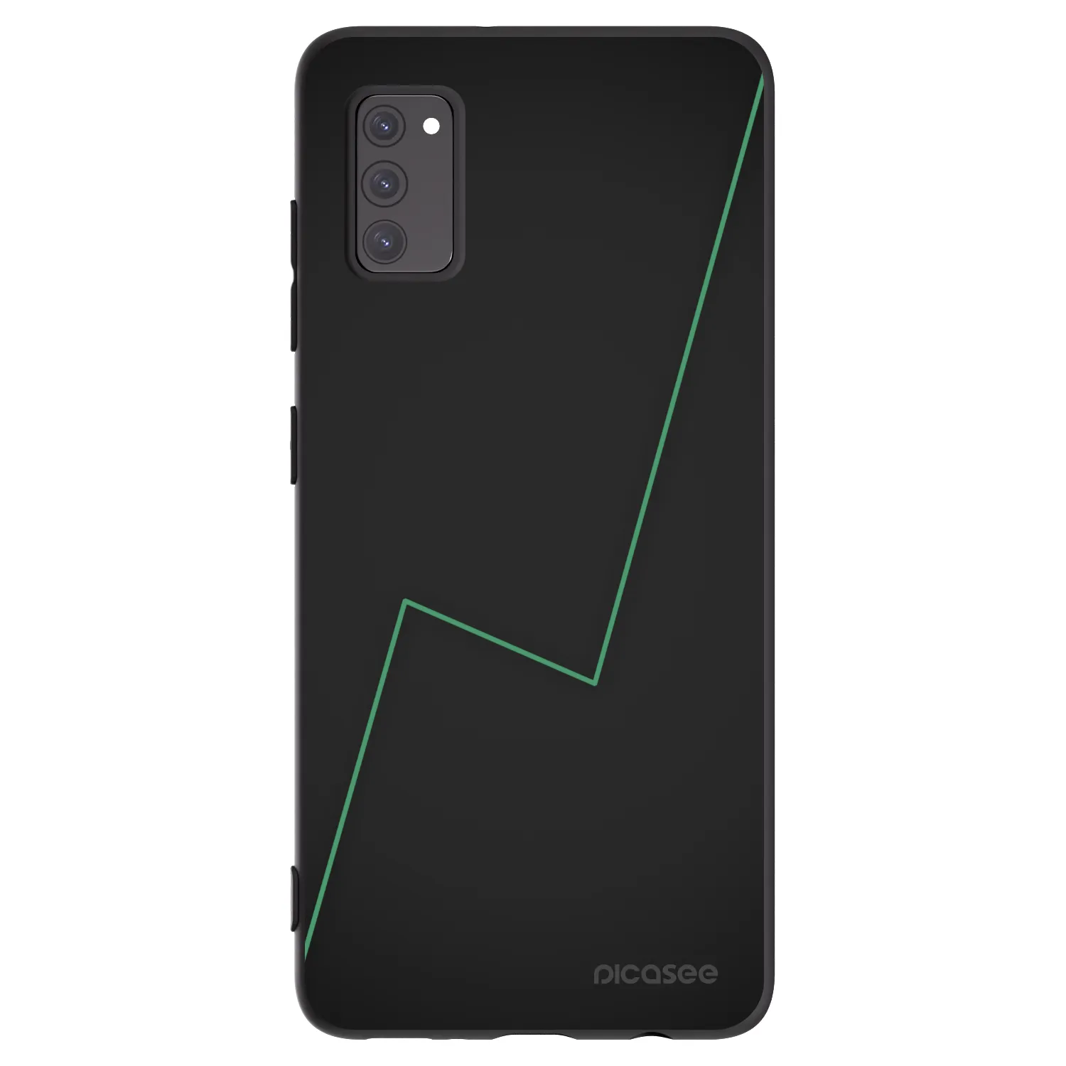 Picasee Μαύρη θήκη σιλικόνης για Samsung Galaxy A41 A415F - Consistency