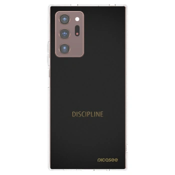 Picasee διαφανής θήκη σιλικόνης Samsung Galaxy Note 20 Ultra - Discipline