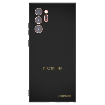 Picasee Μαύρη θήκη σιλικόνης για Samsung Galaxy Note 20 Ultra - Discipline