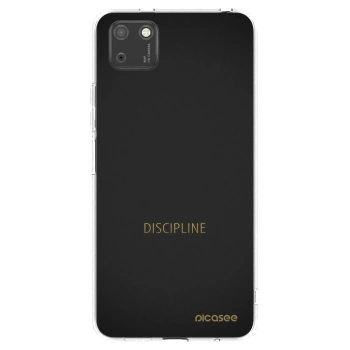 Picasee διαφανής θήκη σιλικόνης Huawei Y5P - Discipline